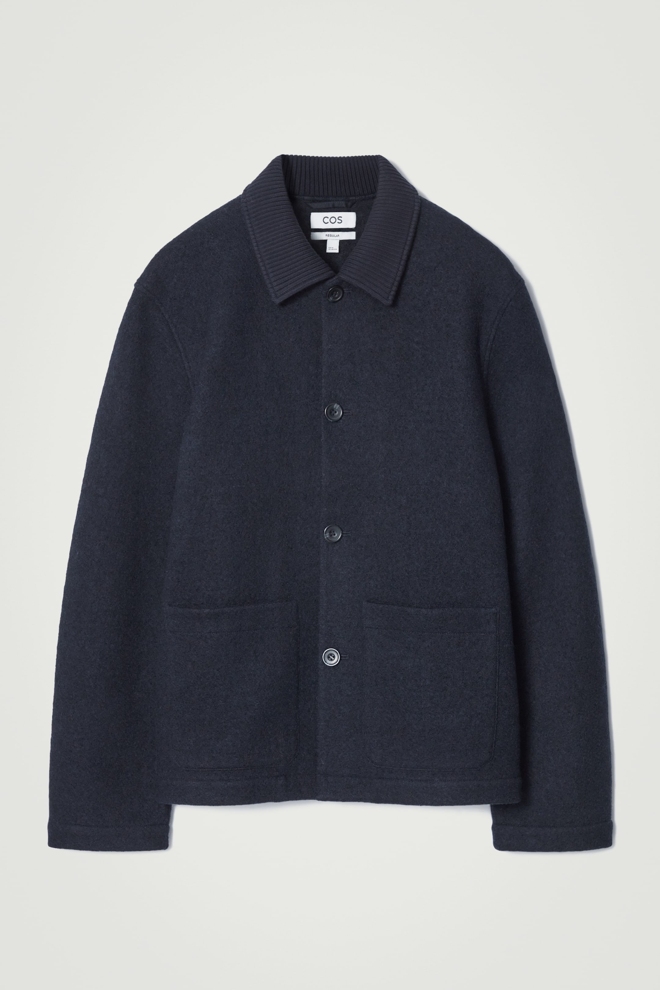Grösseres Bild ansehen: CHORE JACKET AUS GEKOCHTER WOLLE - NAVYBLAU - HERREN | H&M CH 8