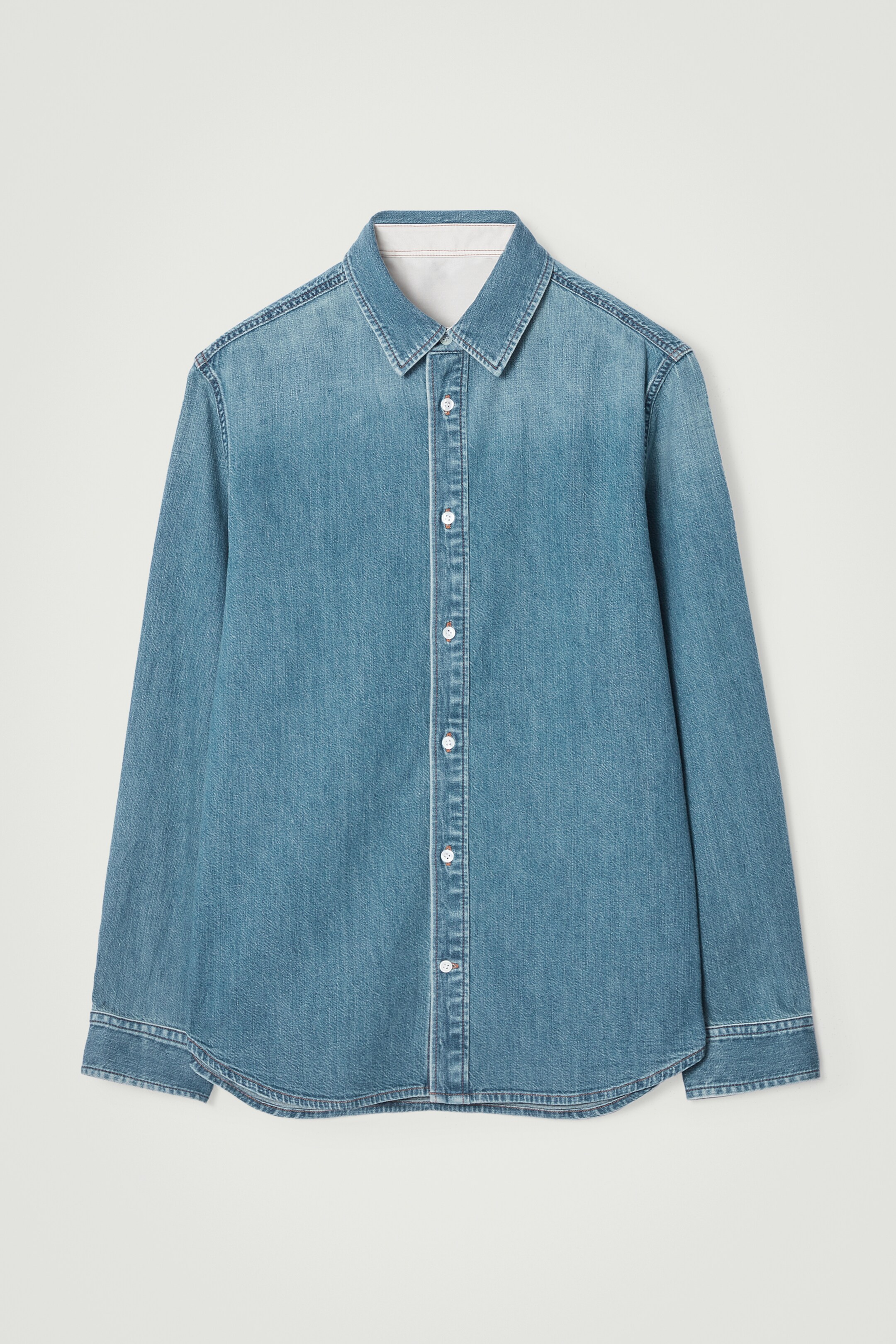 Grösseres Bild ansehen: JEANSHEMD MIT LOCKERER PASSFORM - Blau - HERREN | H&M CH 1