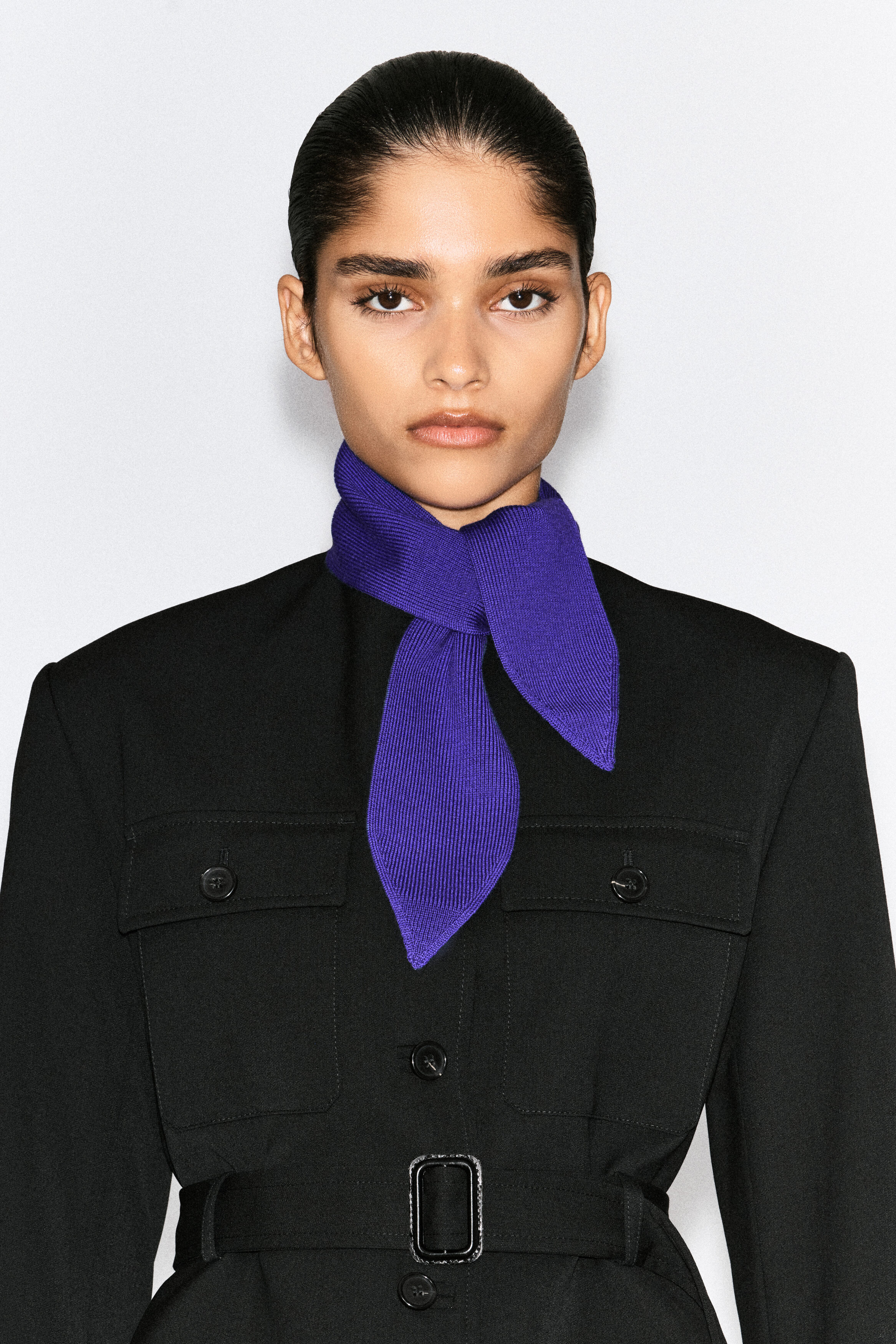 MERINO WOOL NECK SCARF