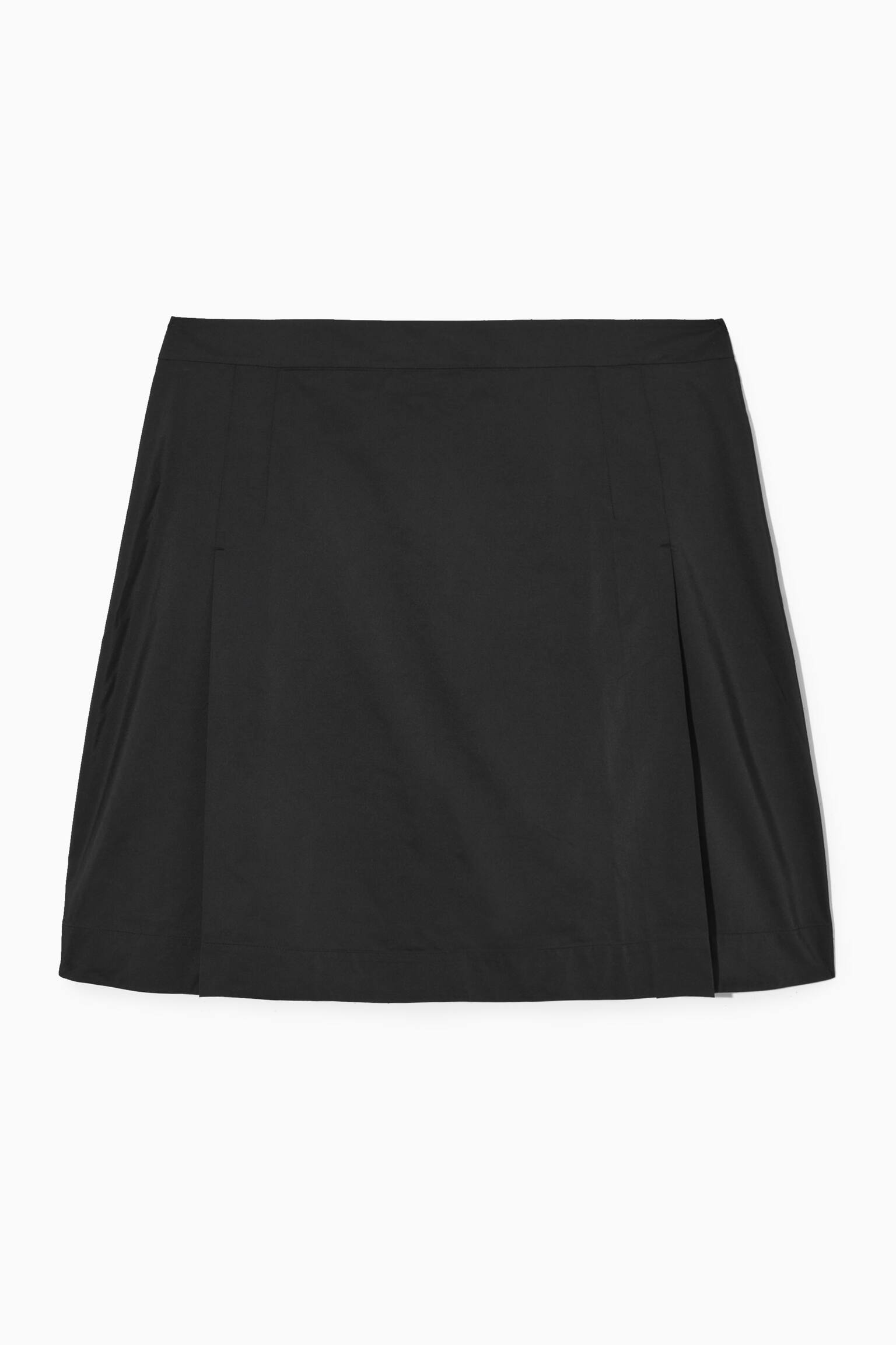 A-FORMET MINI-NEDERDEL MED SKALPANEL - SORT/BLÅ
