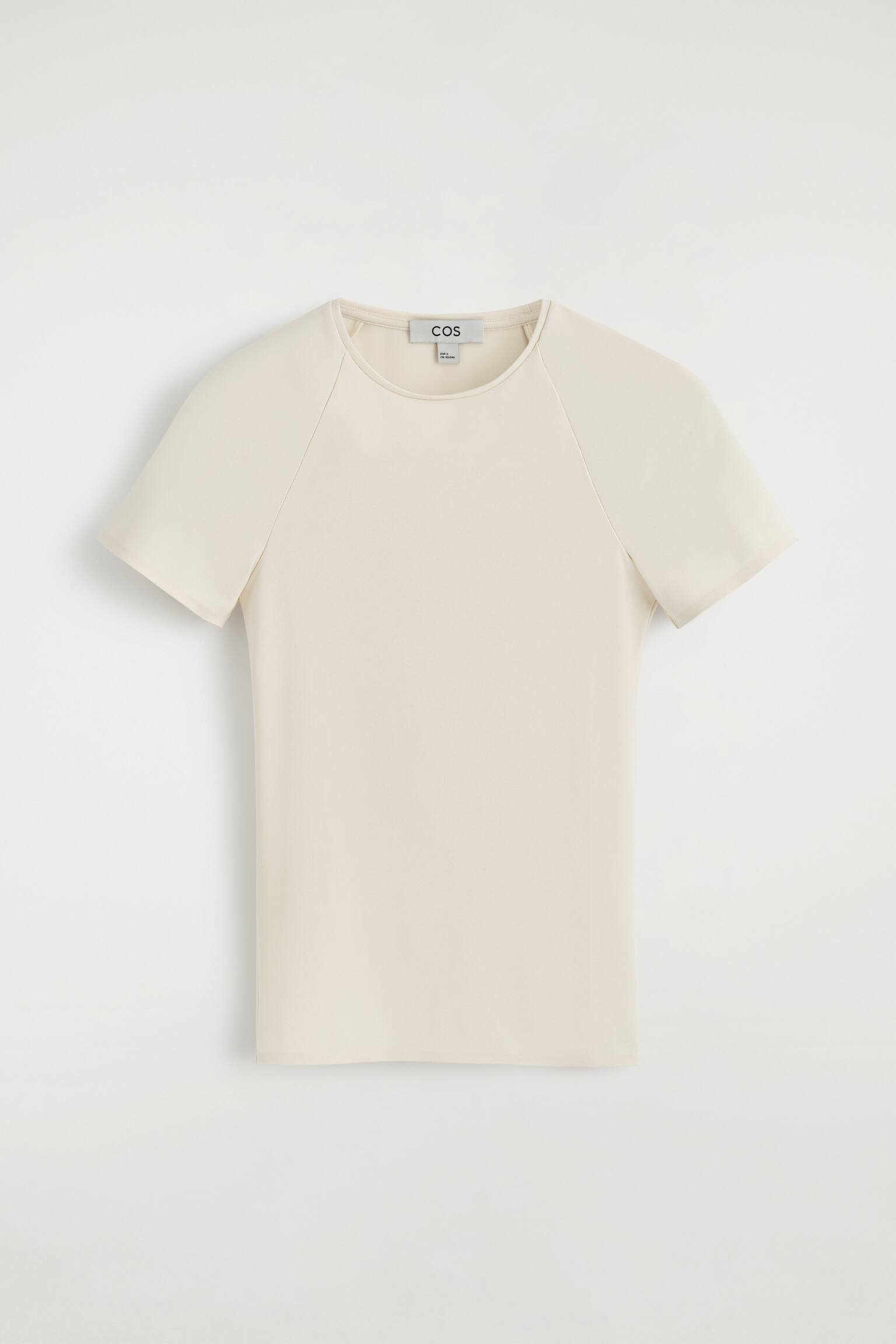 SLIM-FIT JERSEY T-SHIRT - לבן - 1