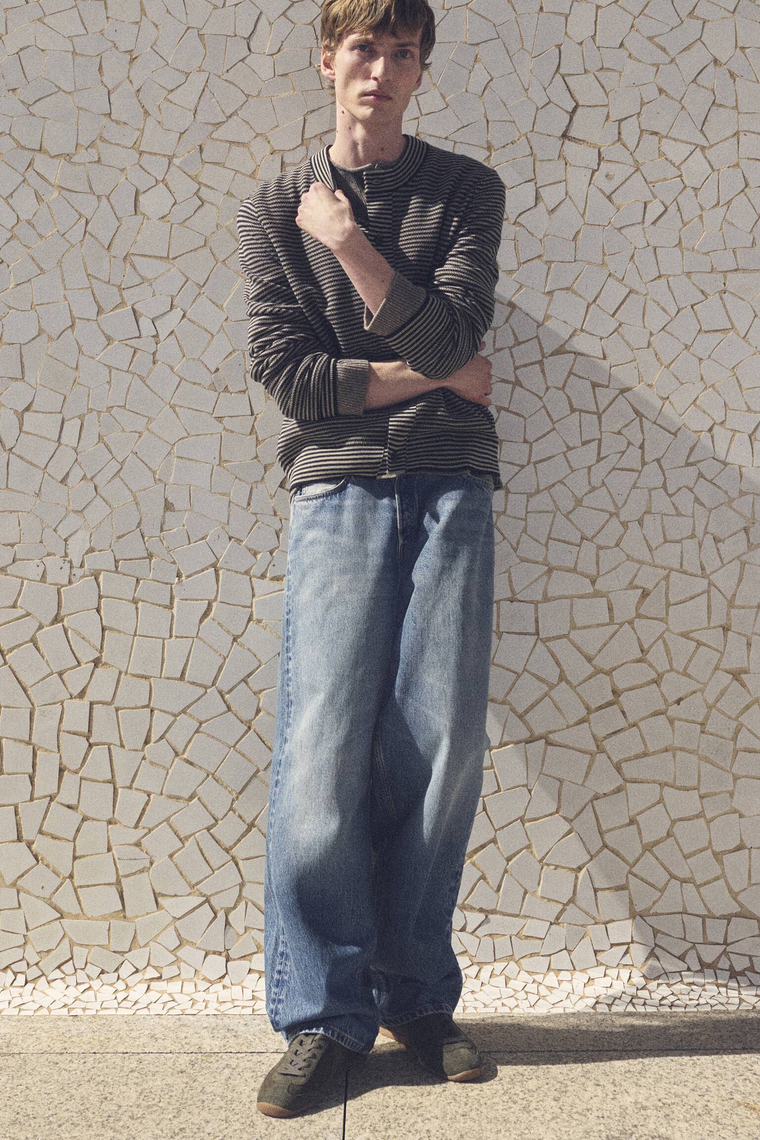 RIDER jeans met losse pasvorm en rechte pijpen - FADED BLUE/washed zwart/DONKERBLAUW - 4