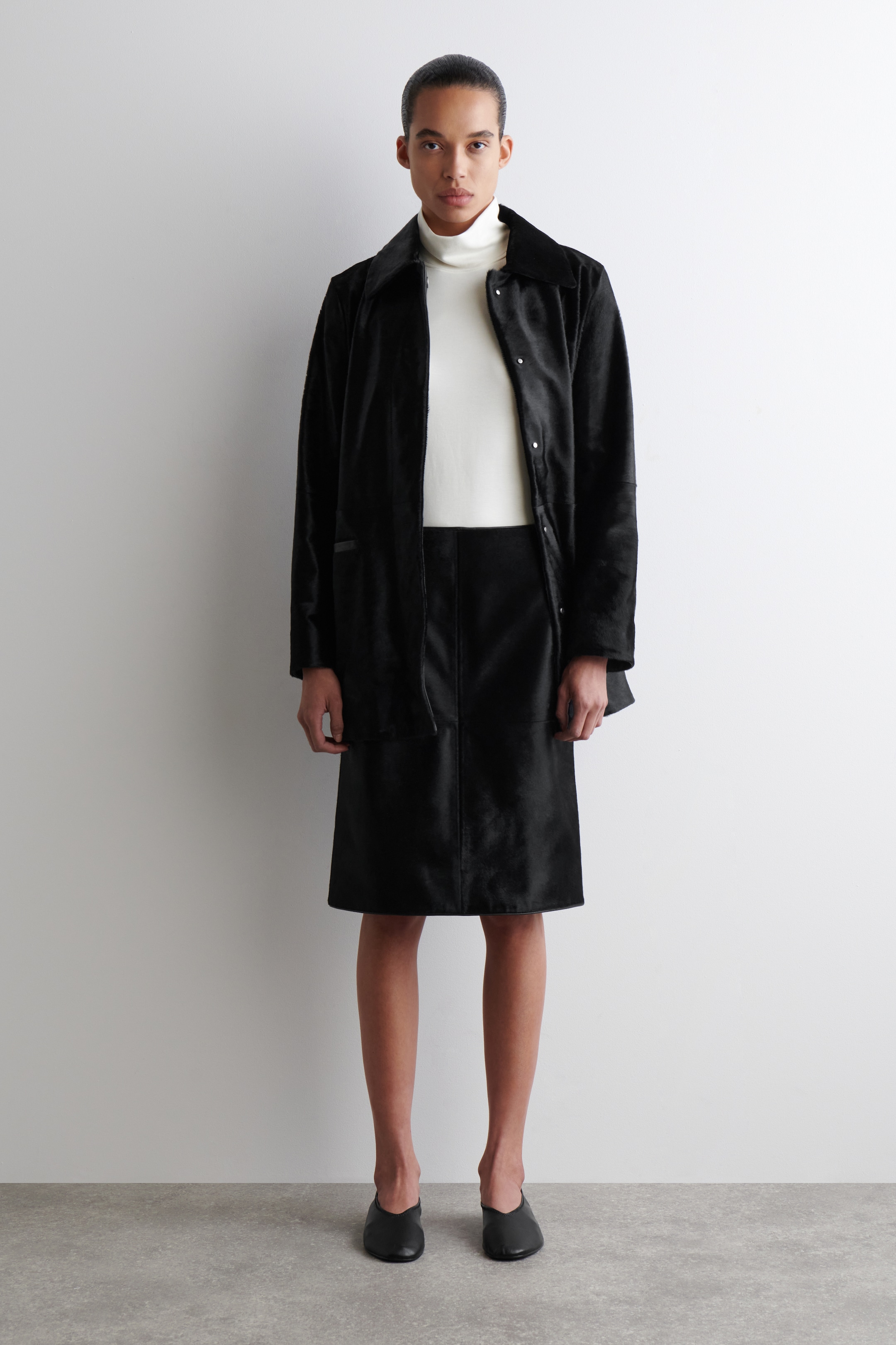 Grösseres Bild ansehen: OBERTEIL AUS JERSEY MIT HOHEM KRAGEN - WEISS - DAMEN | H&M CH 2
