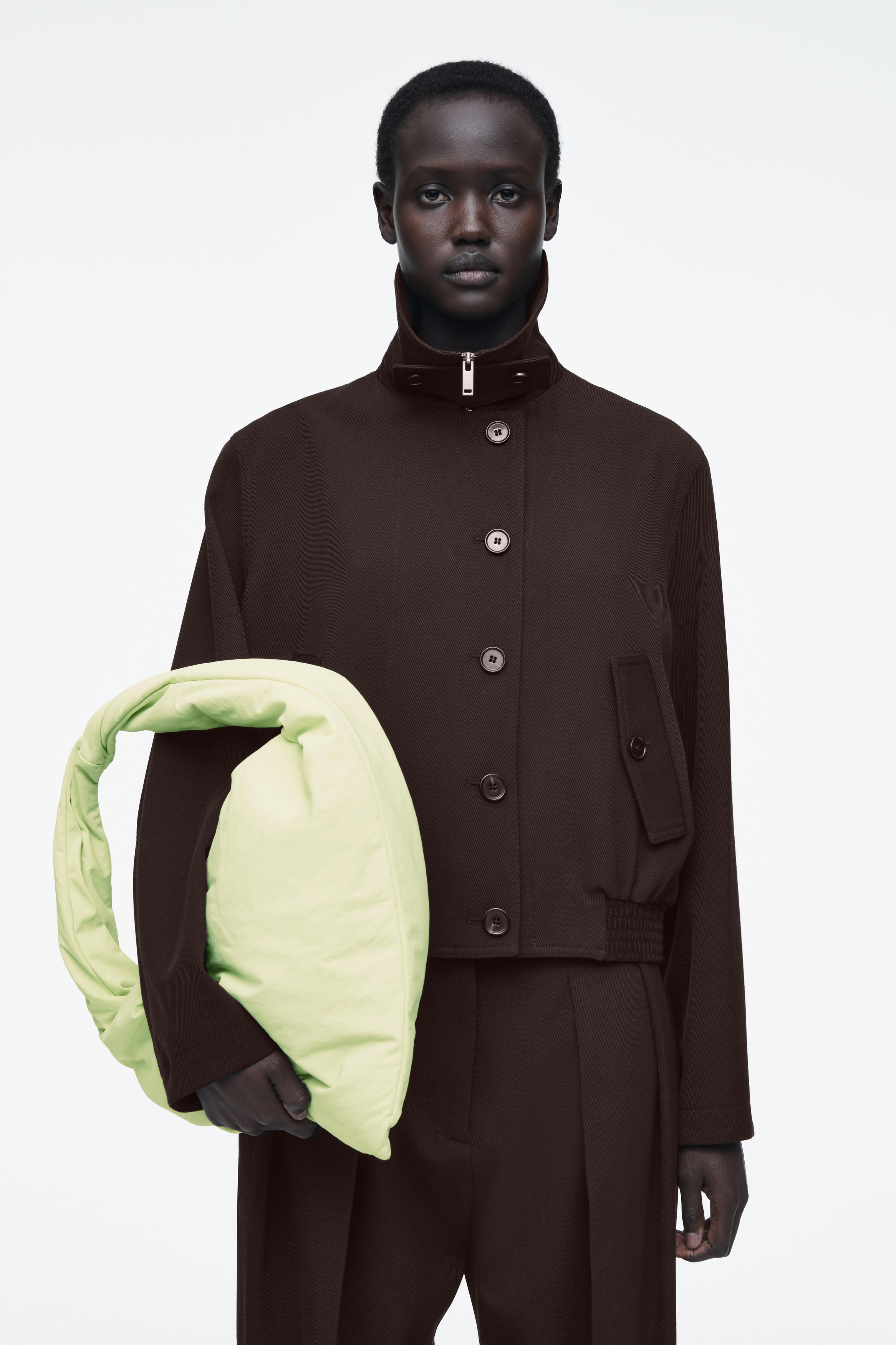 KITE SHOULDER BAG - NYLON - LIGHT GREEN | COS
