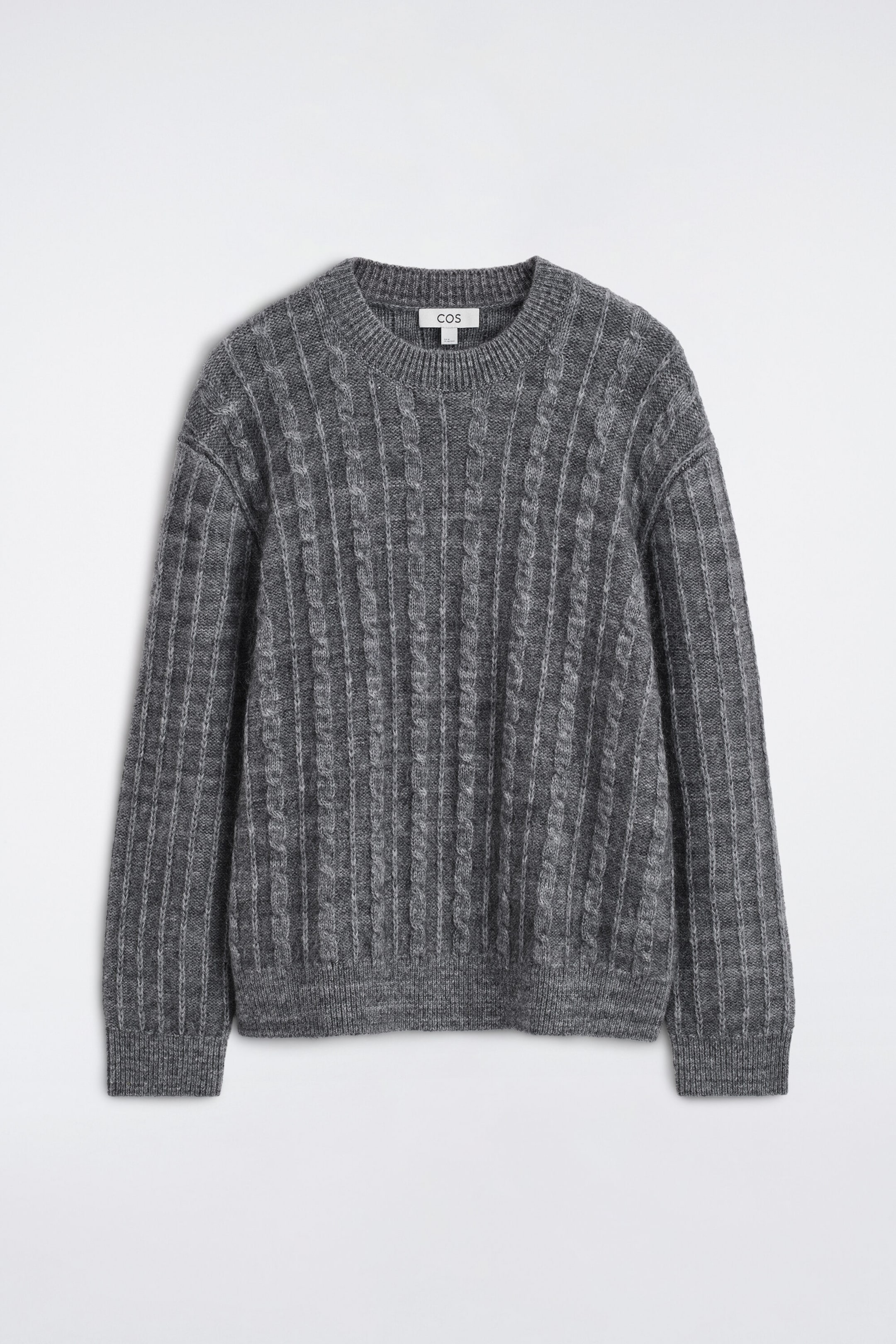 CABLE-KNIT SWEATER