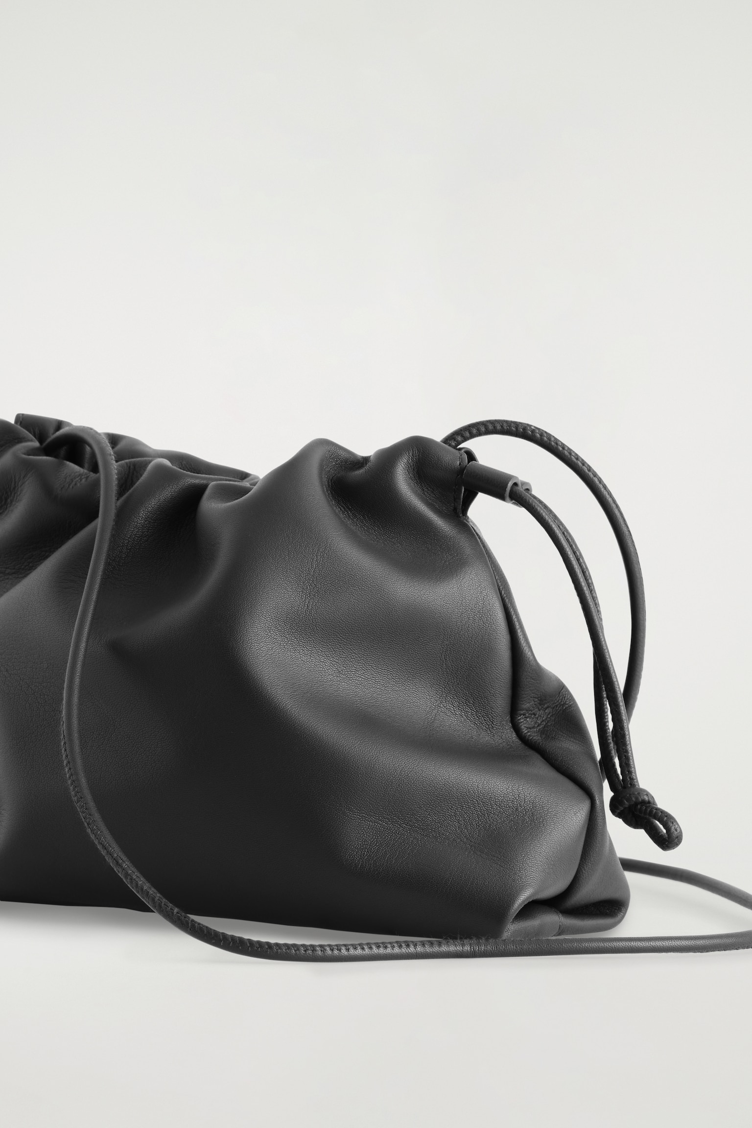 POCHETTE CAVATELLI MINI IN PELLE - NERO/BLU NAVY/GIALLO BURRO - 5