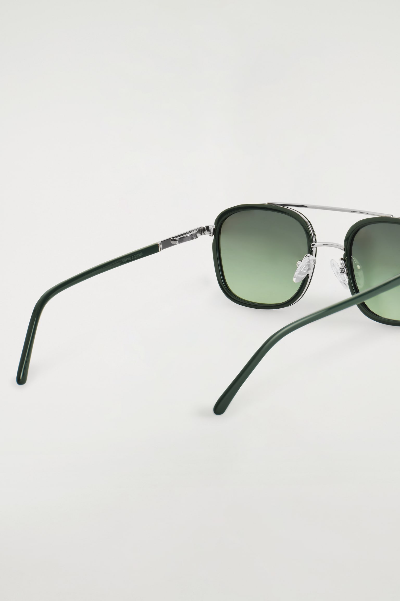 ROUND-FRAME AVIATOR SUNGLASSES - KHAKI / CHARCOAL/TORTOISESHELL / BROWN - 5