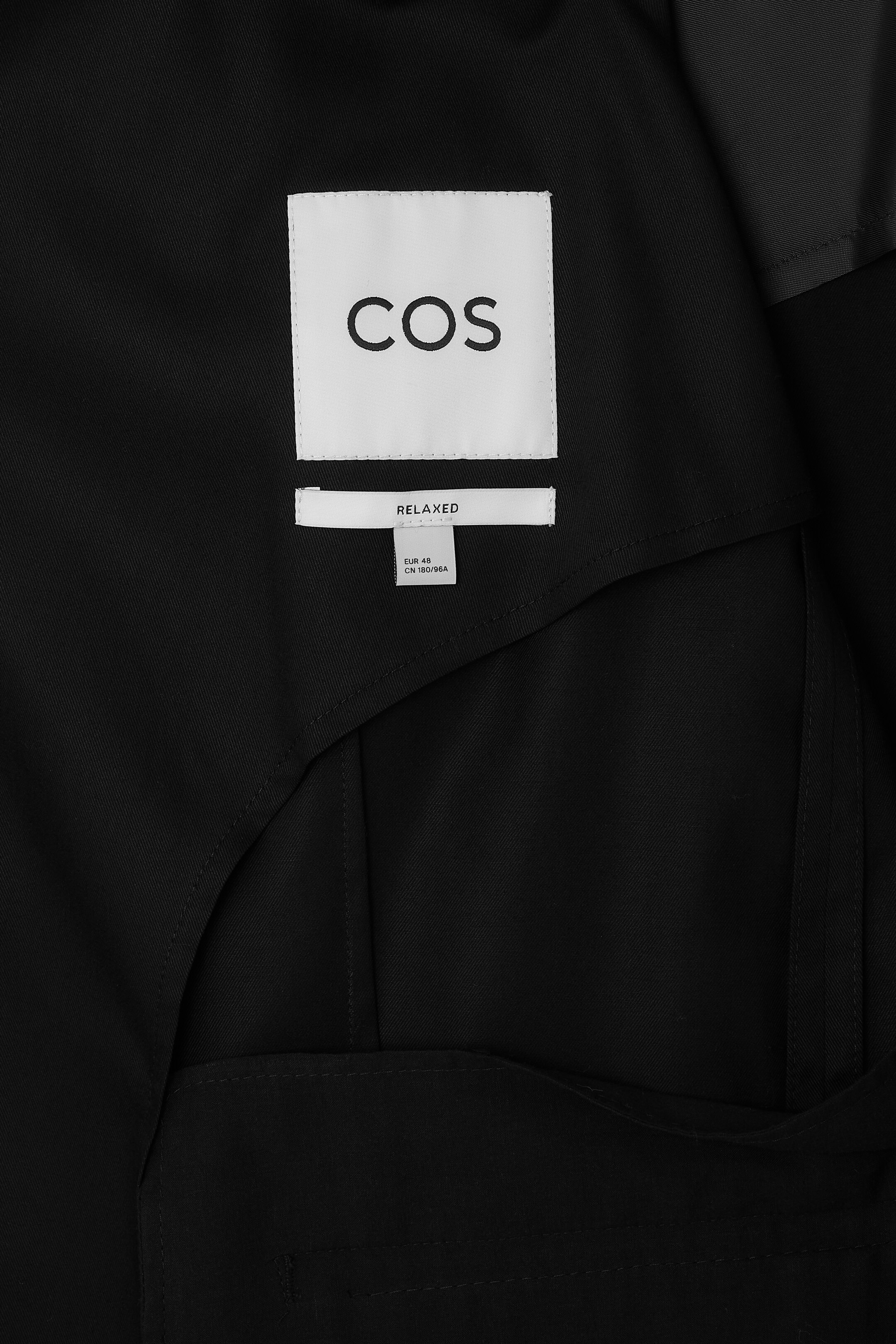 Ingrandisci l'immagine: RELAXED LONGLINE SINGLE-BREASTED BLAZER - BLACK - UOMO | H&M CH 2