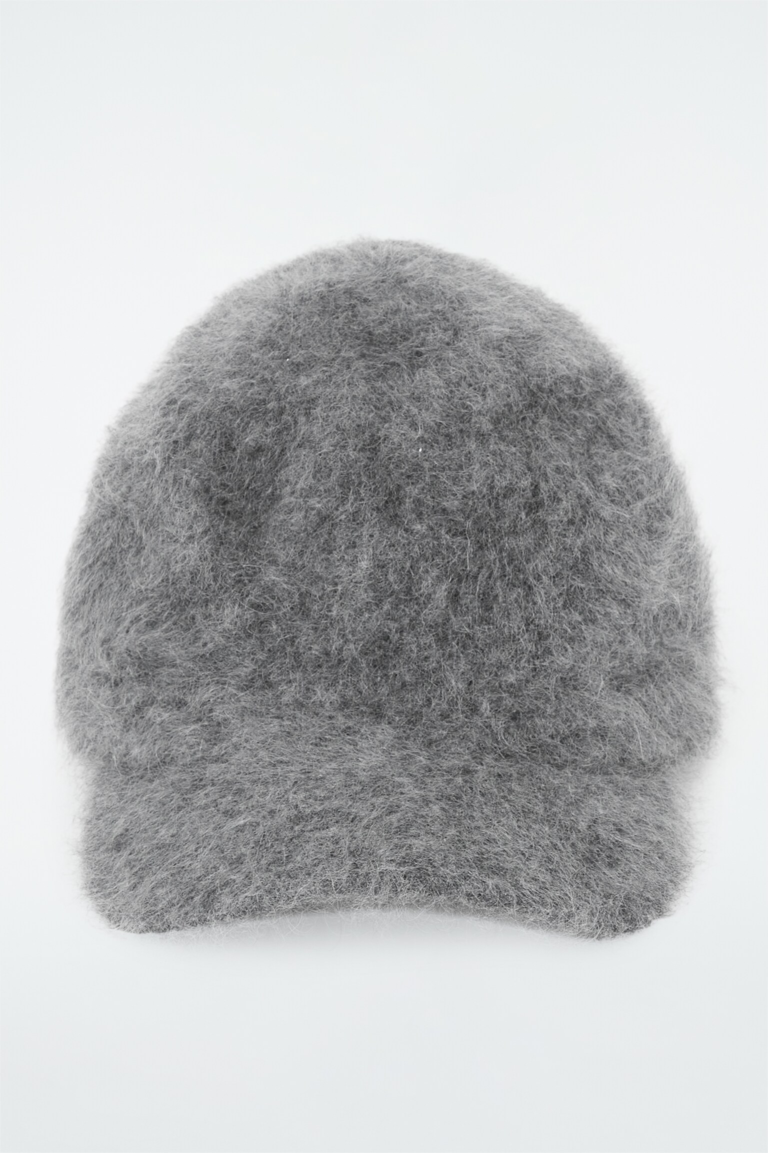 CASQUETTE EN CACHEMIRE BROSSÉ - GRIS/BRUN - 4