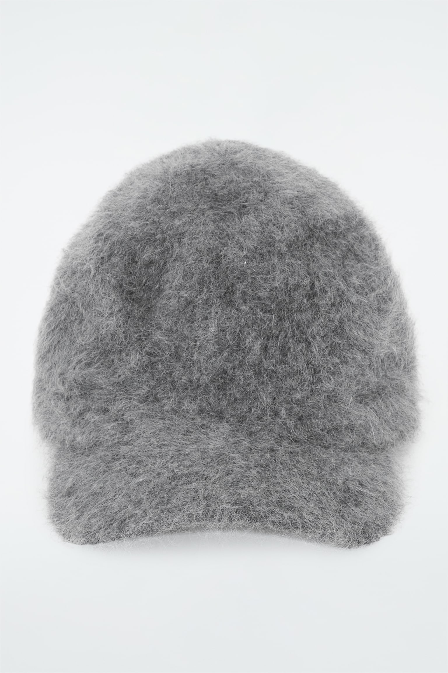 CASQUETTE EN CACHEMIRE BROSSÉ - GRIS/BRUN - 4