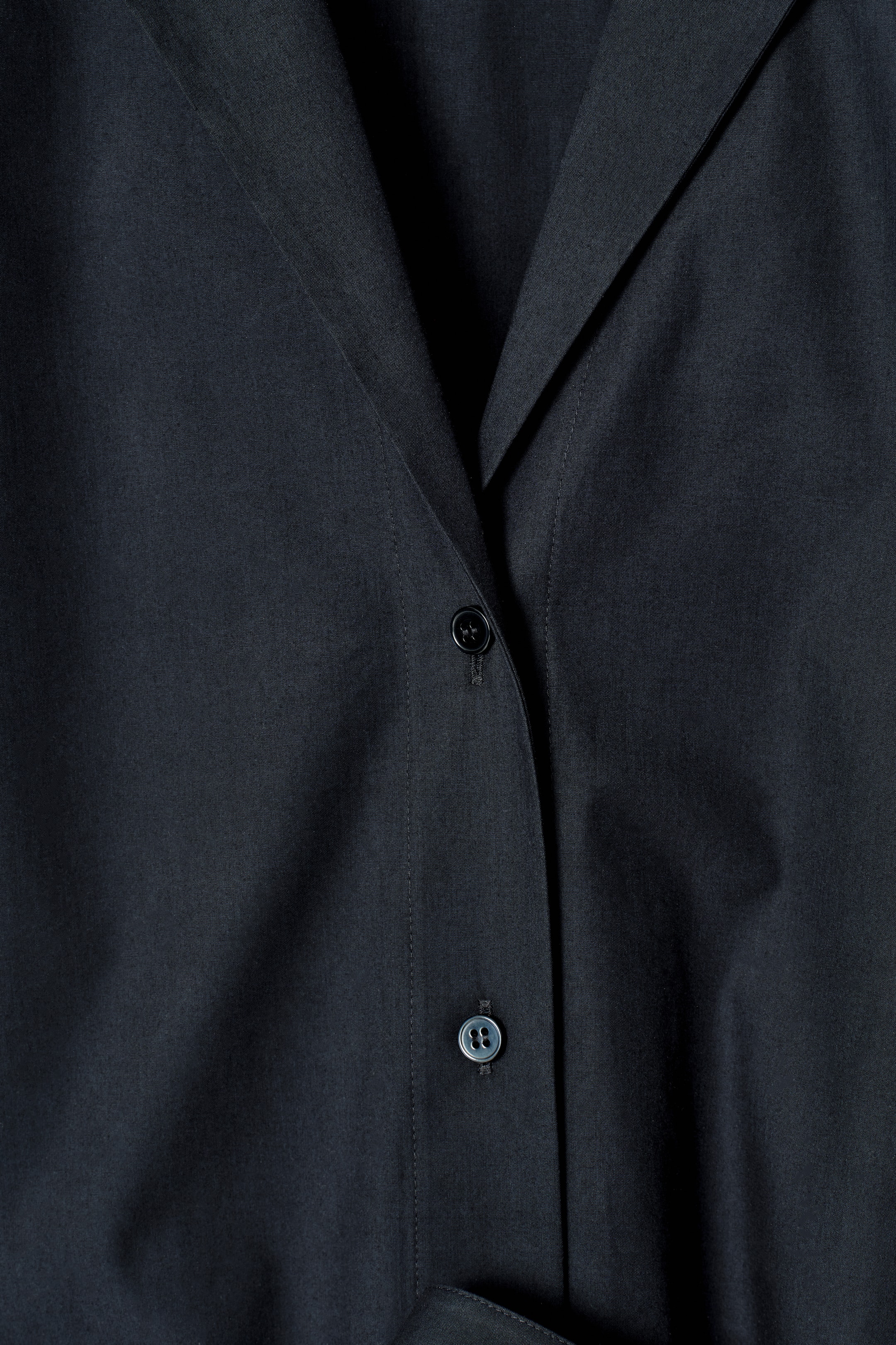 Visualizza immagine più grande: CHEMISIER MIDI A MANICHE CORTE CON CINTURA - BLU NAVY - DONNA | H&M IT 7