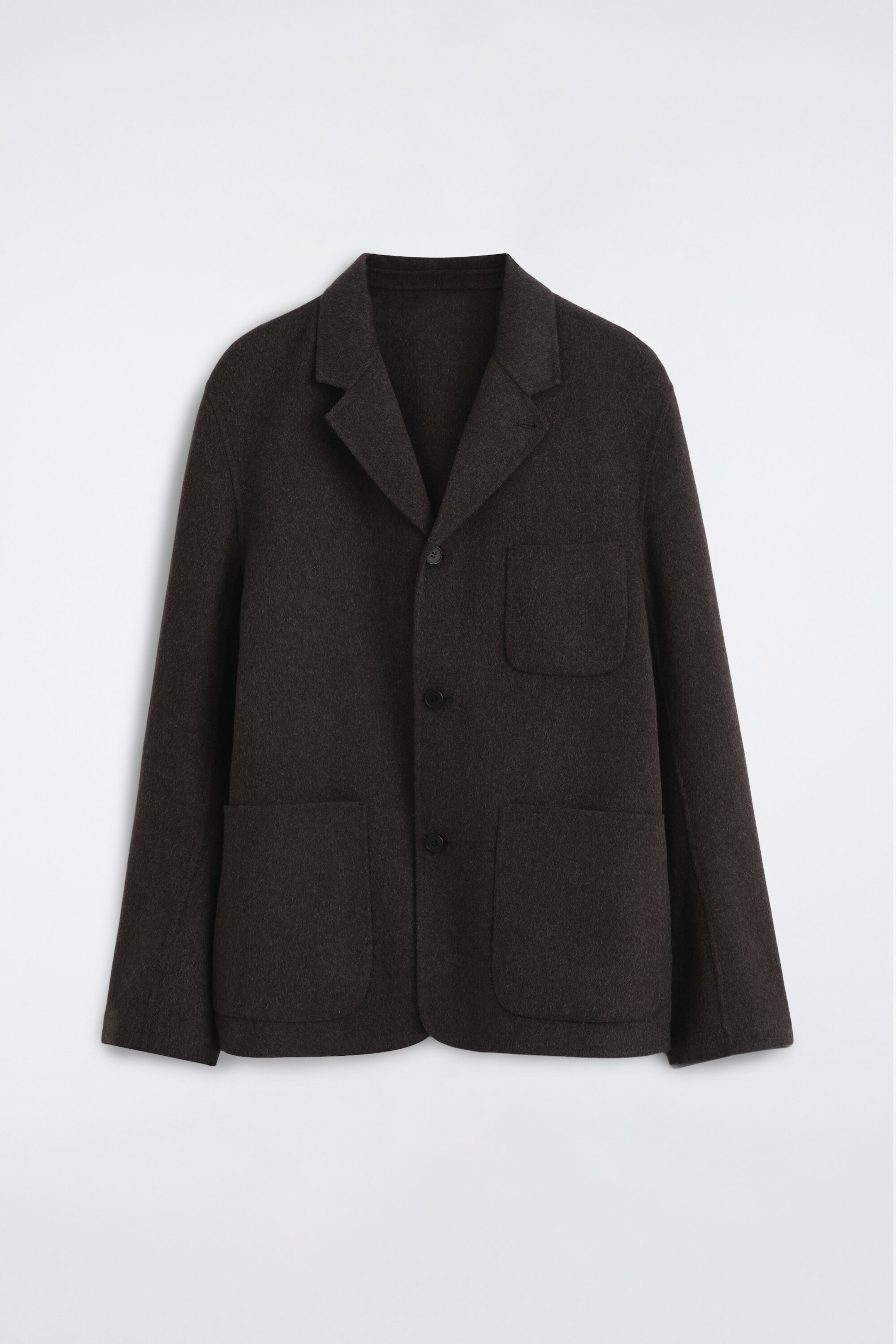 RELAXED DOUBLE-FACED WOOL BLAZER