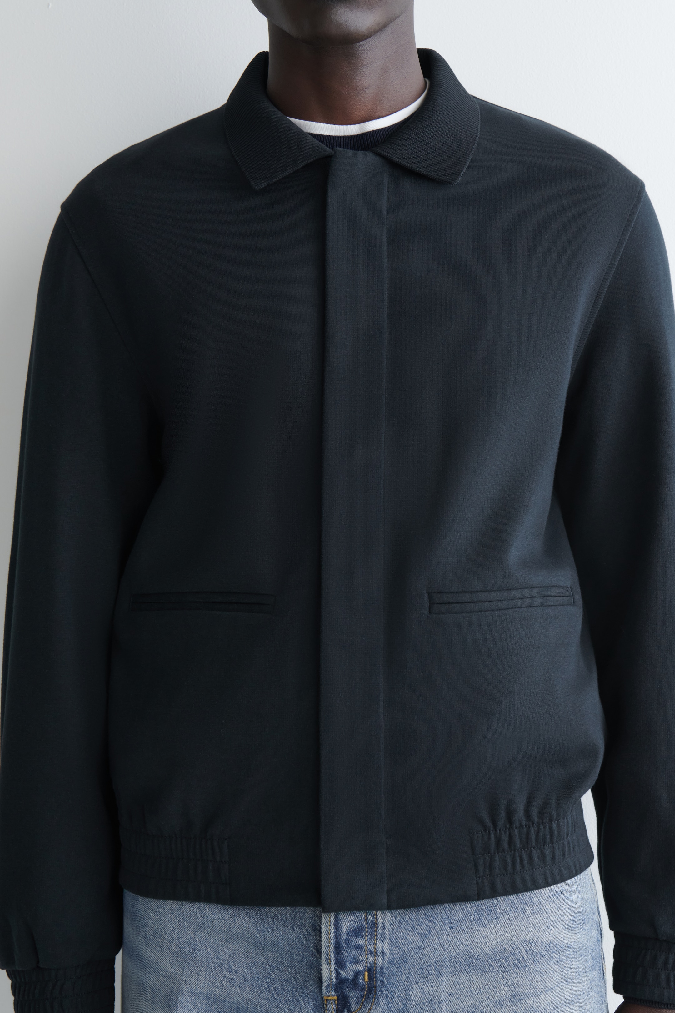 Se større billede: JERSEY HARRINGTON JAKKE - MARINEBLÅ - HERRE | H&M DK 5