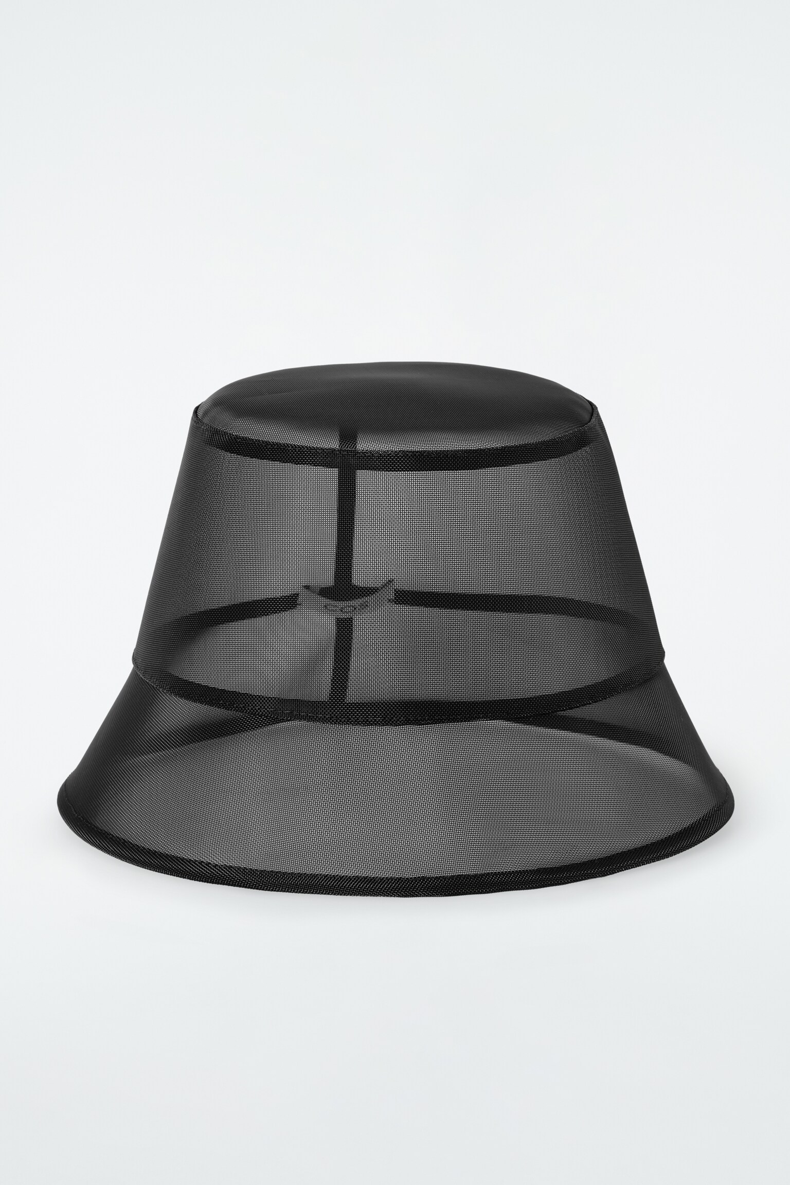 CAPPELLO DA PESCATORE IN RETE - NERO - 4