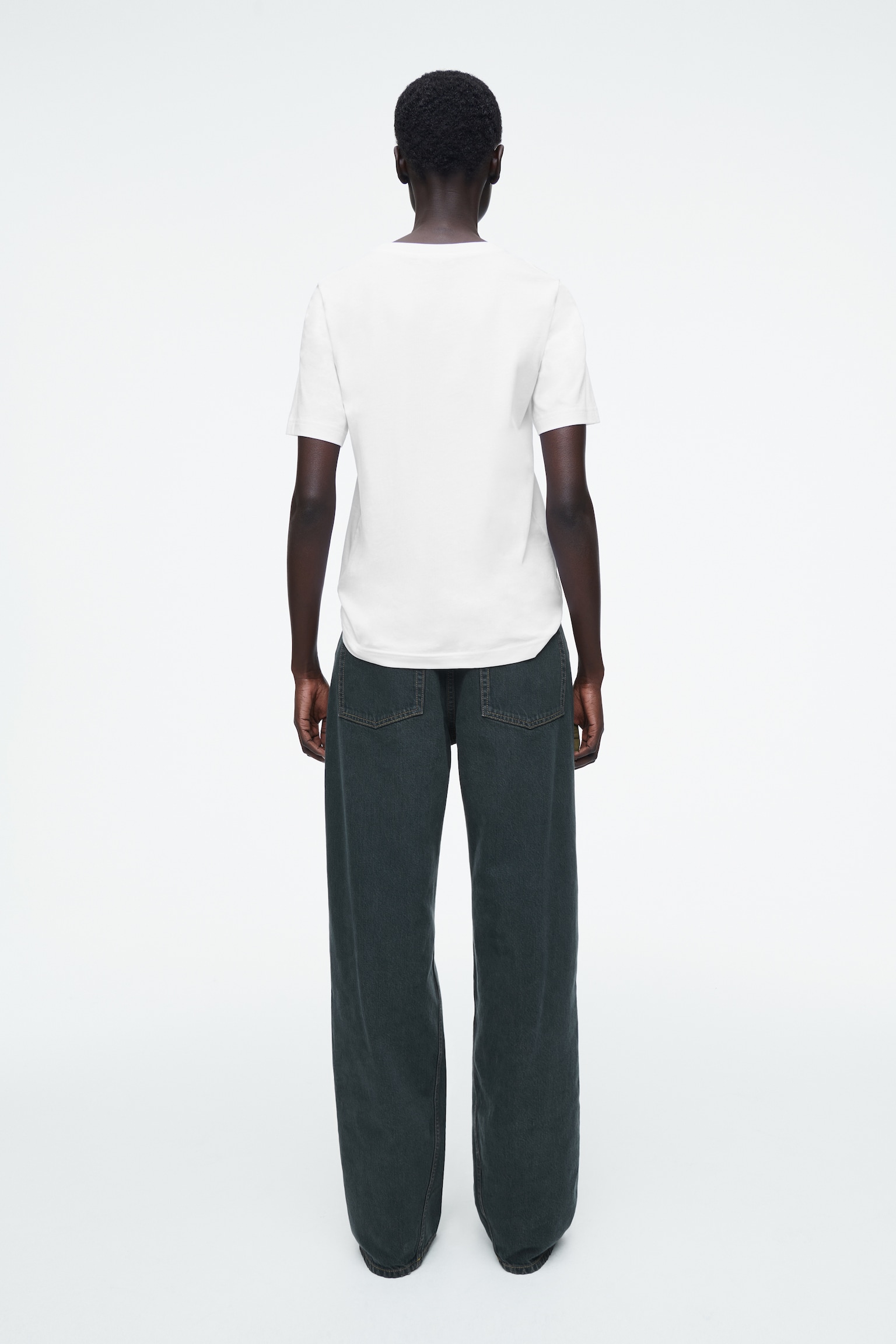 T-SHIRT 24/7 DAL TAGLIO REGOLARE - Bianco/Nero/NERO / BIANCO / RIGHE - 5