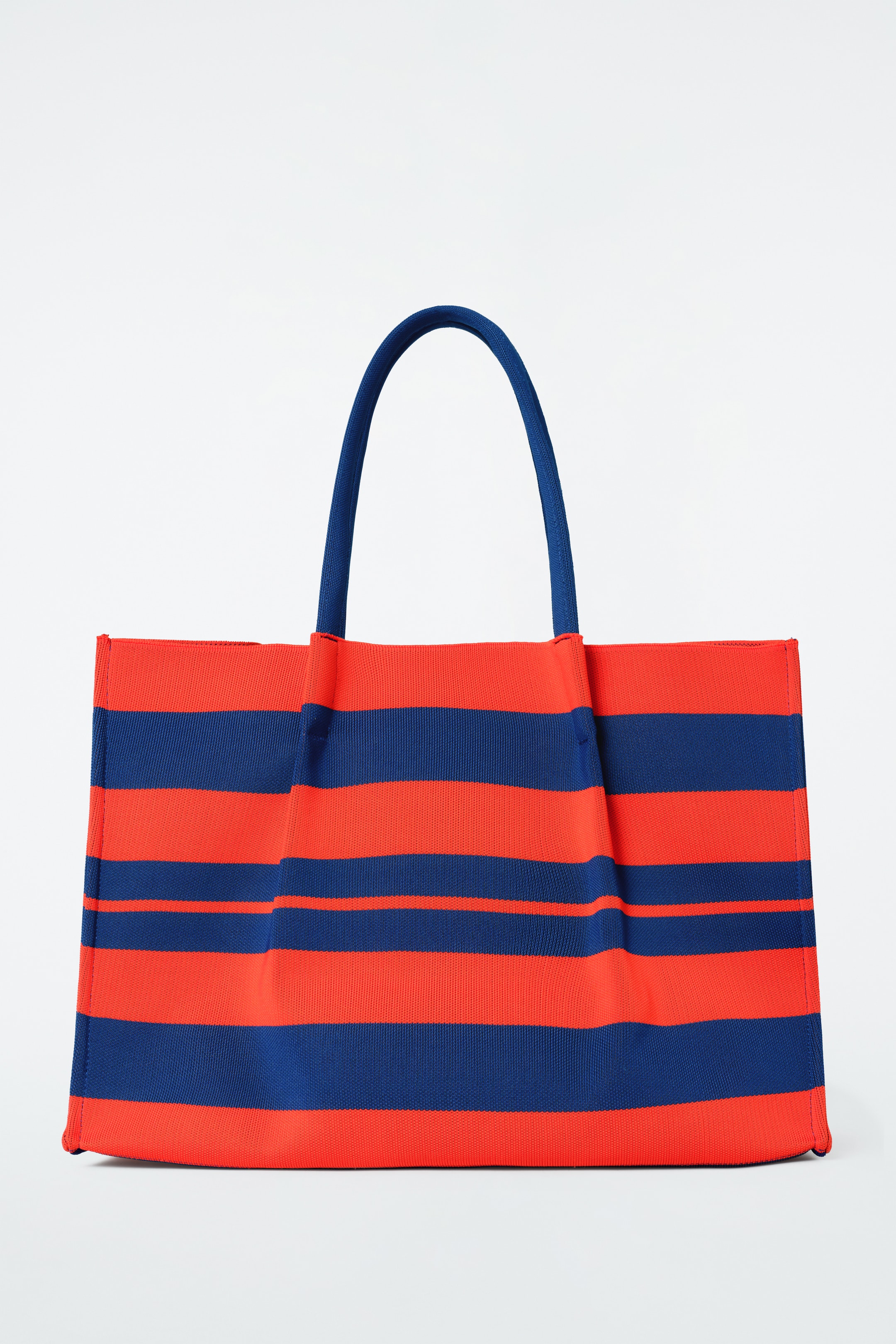 Agrandir l'image: SAC CABAS RAYÉ - ROUGE / BLEU / RAYURES - FEMME | H&M CH 4