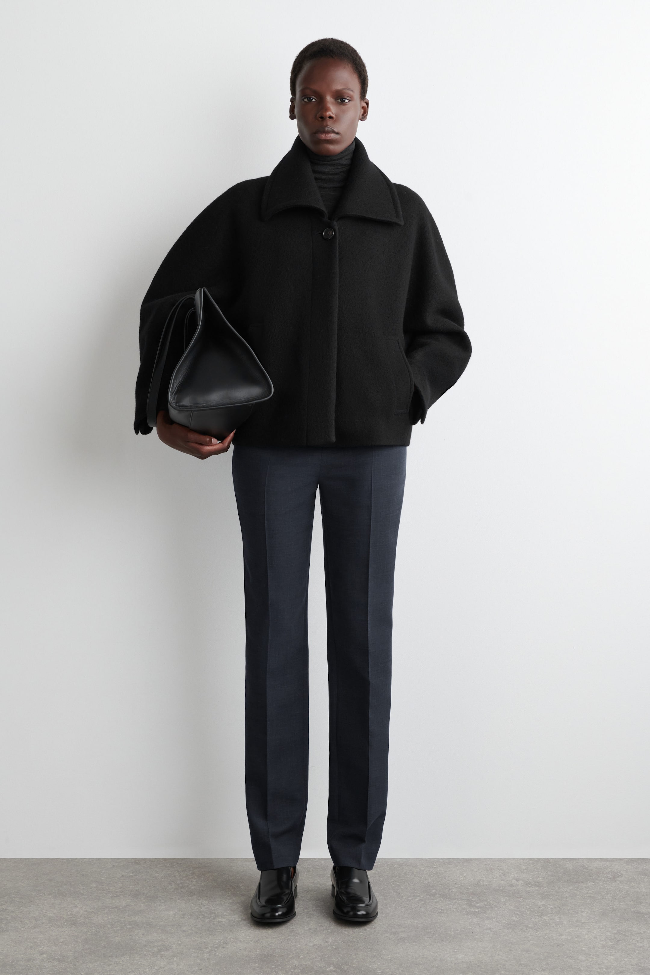 OVERSIZED BOILED-WOOL JACKET