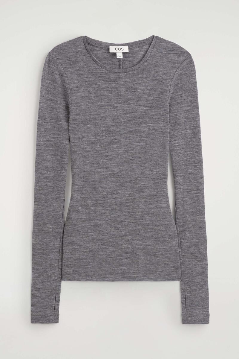 Slim Merino Wool Top