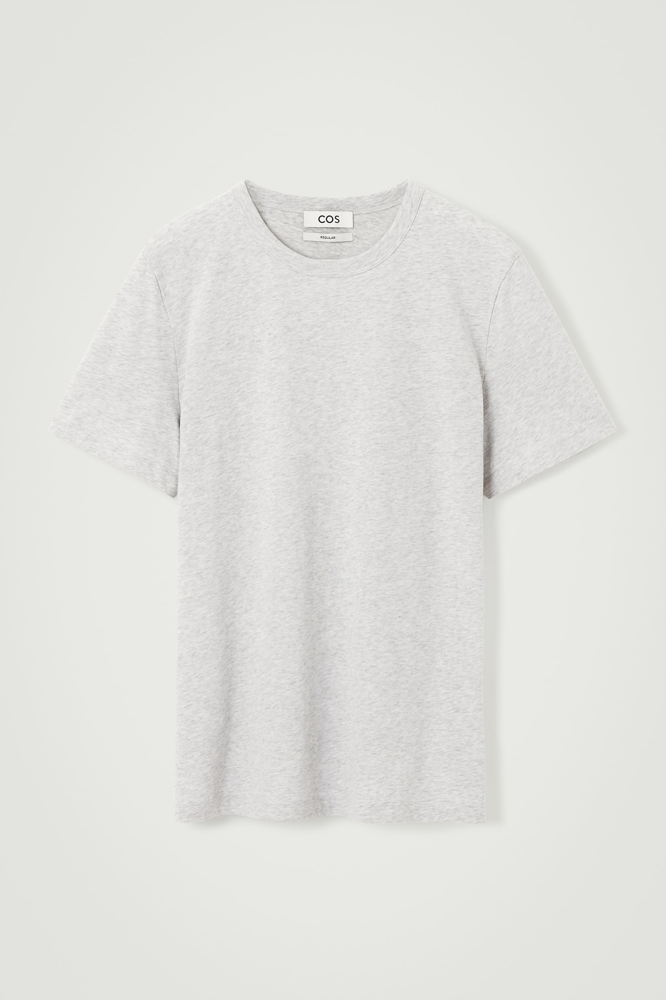 Ver imagen más grande: CAMISETA DE ALGODÓN CEPILLADO REGULAR FIT - GRIS JASPEADO - HOMBRE | H&M ES 1