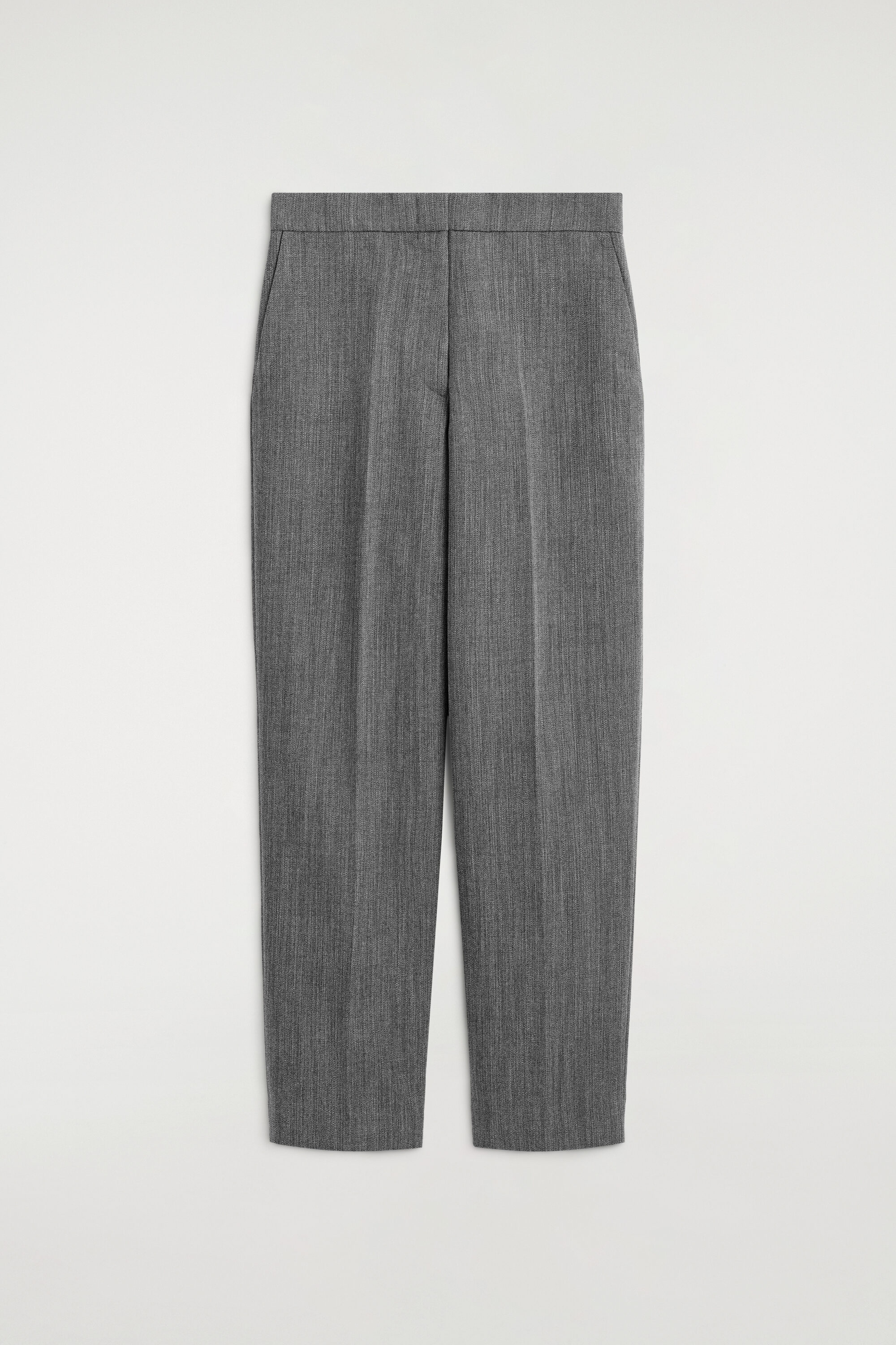 TAILORED WOOL STRAIGHT-LEG PANTS - thumbnail 6