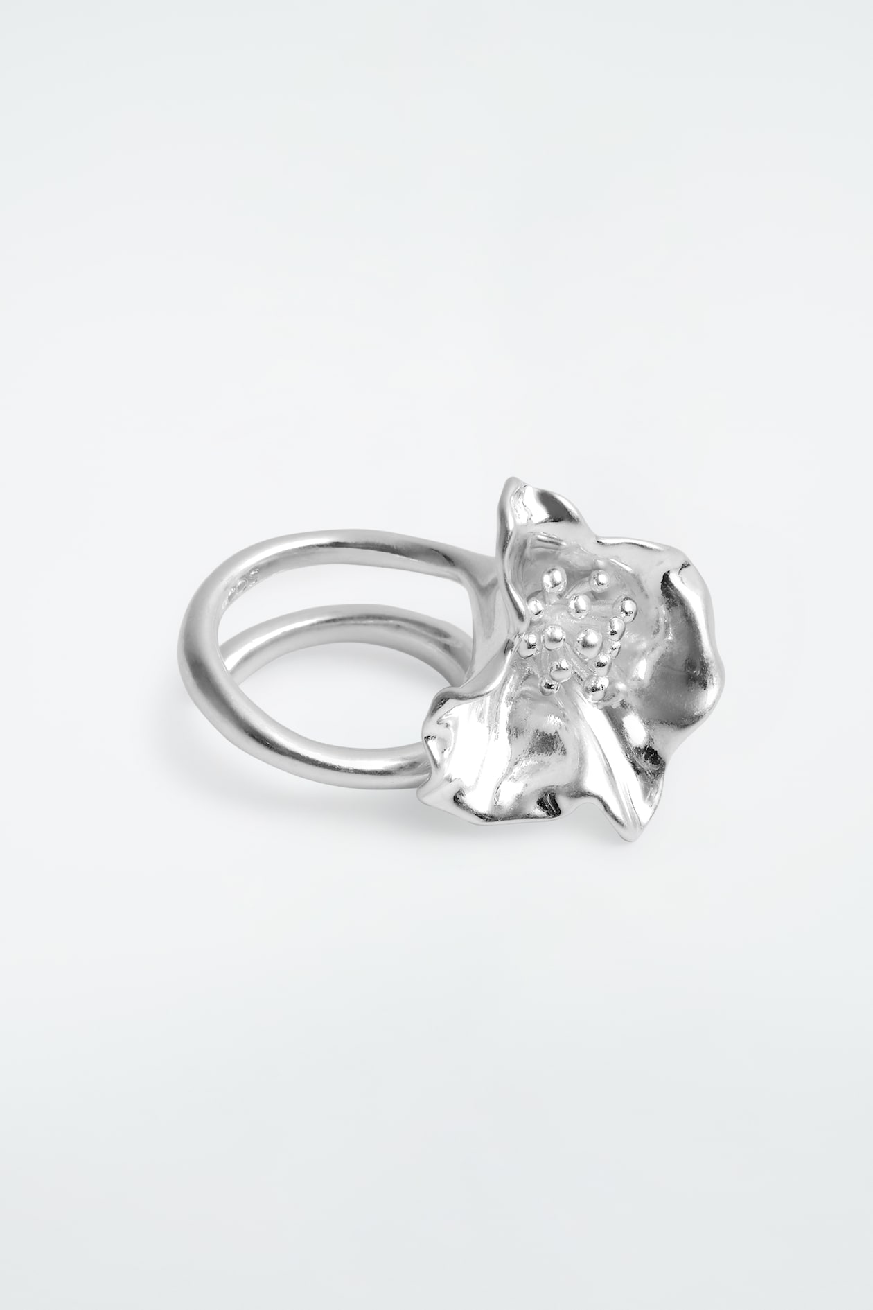 BAGUE À FLEUR SPIRALÉE - ARGENTÉ - FEMME | H&M FR