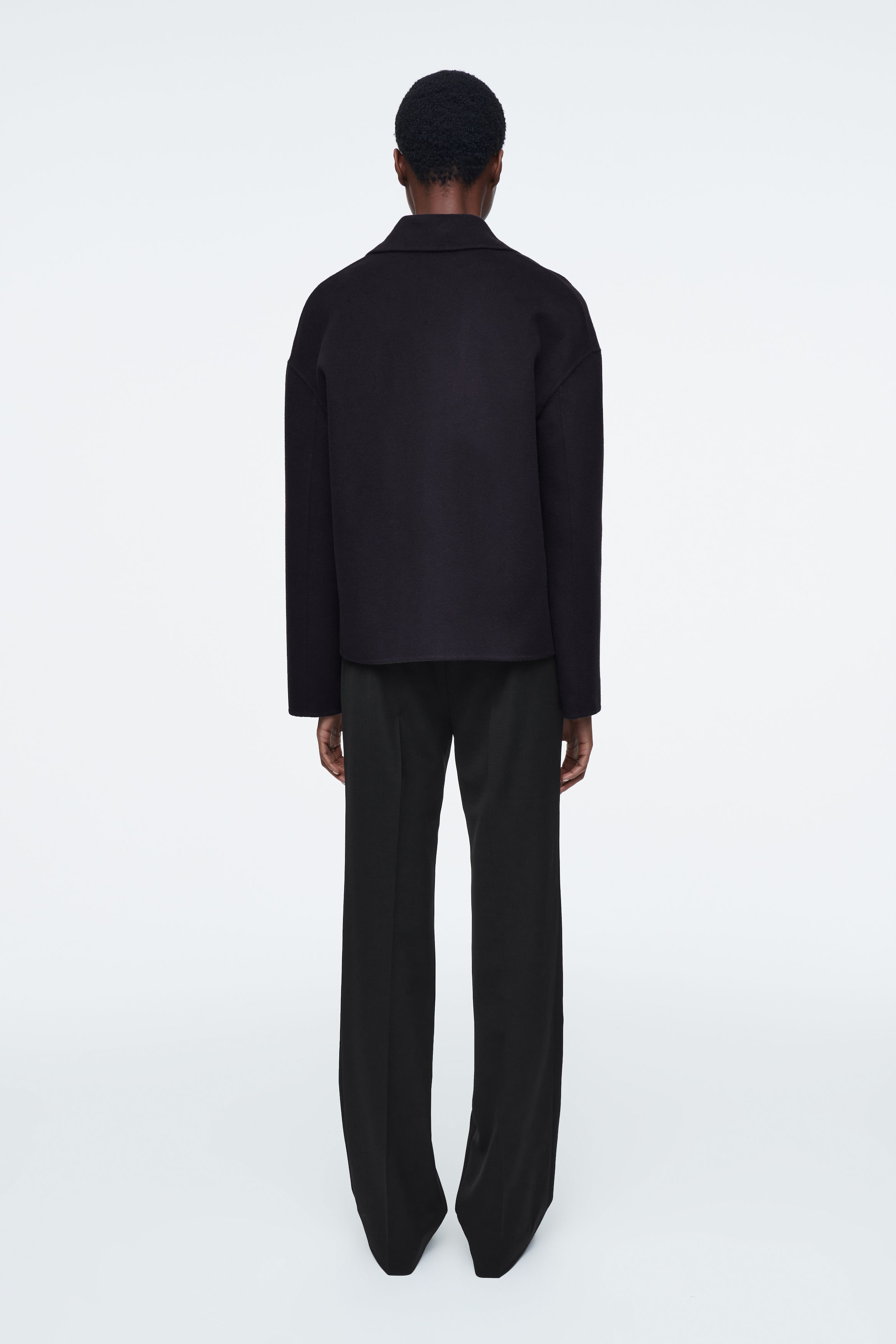 TAILORED DOUBLE-FACED WOOL JACKET