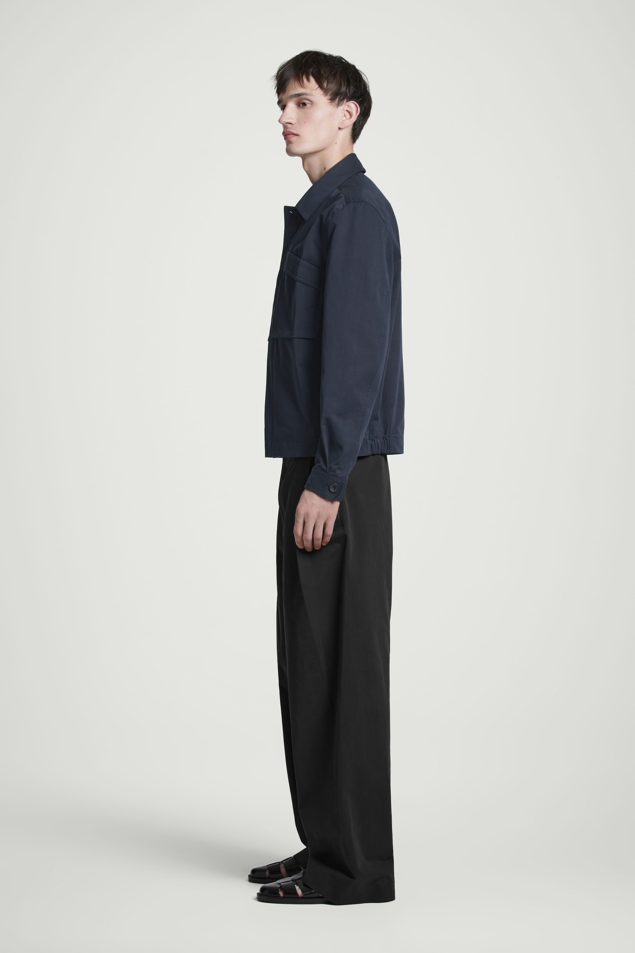 UTILITY COTTON-TWILL OVERSHIRT