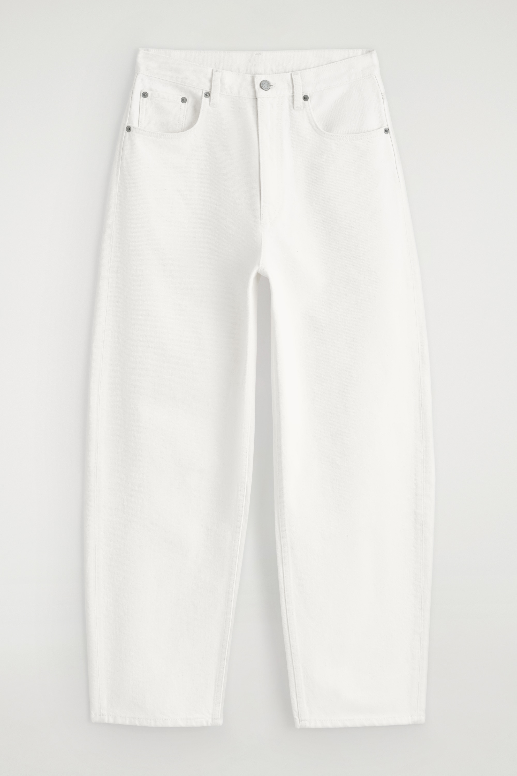 BAY BARREL-LEG JEANS - WHITE/BLACK/DARK BLUE/LIGHT PINK/BLUE/BROWN