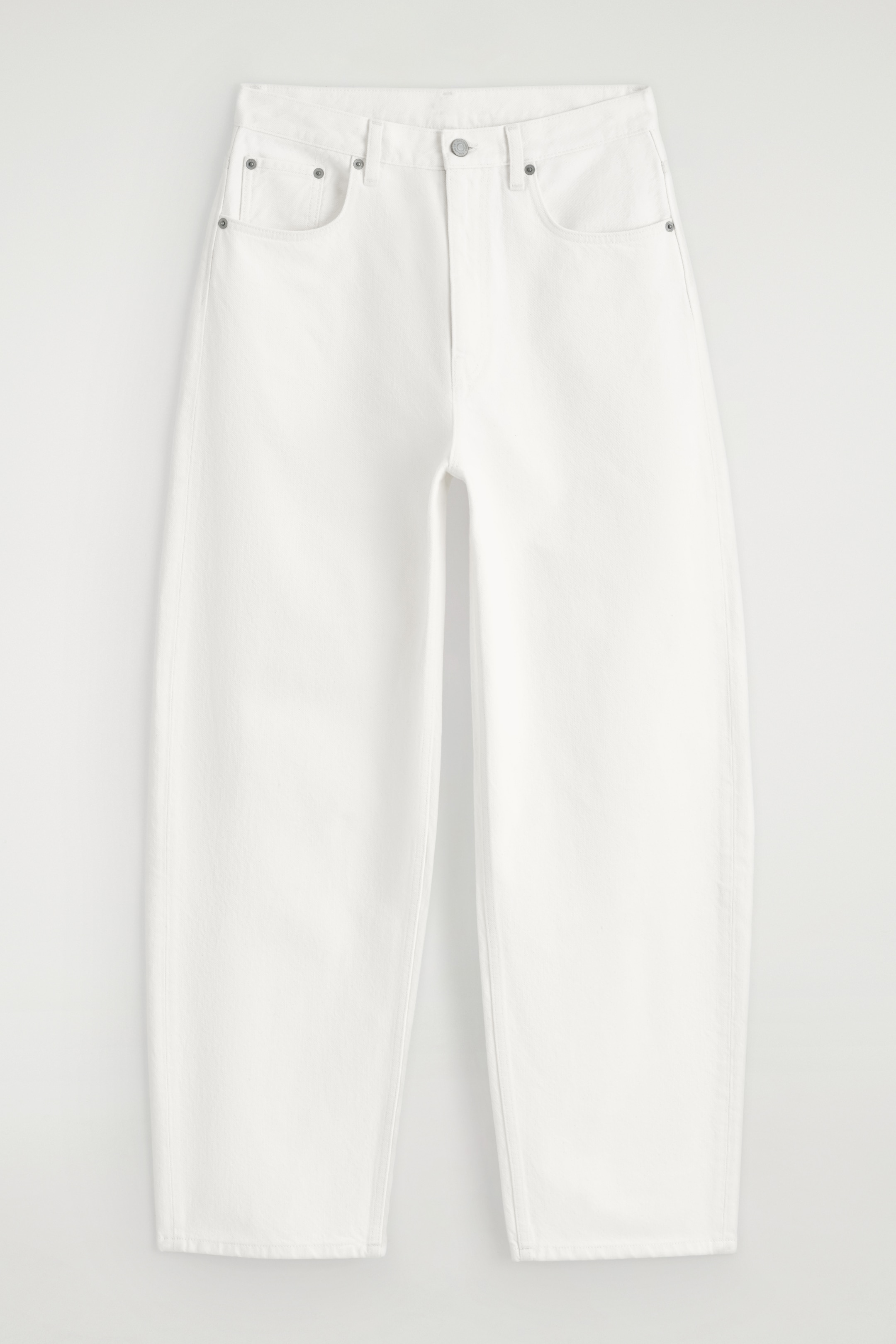 Zobacz większy obraz: JEANSY „BAY” Z NOGAWKAMI TYPU BARREL - BIAŁY - ONA | H&M PL 6