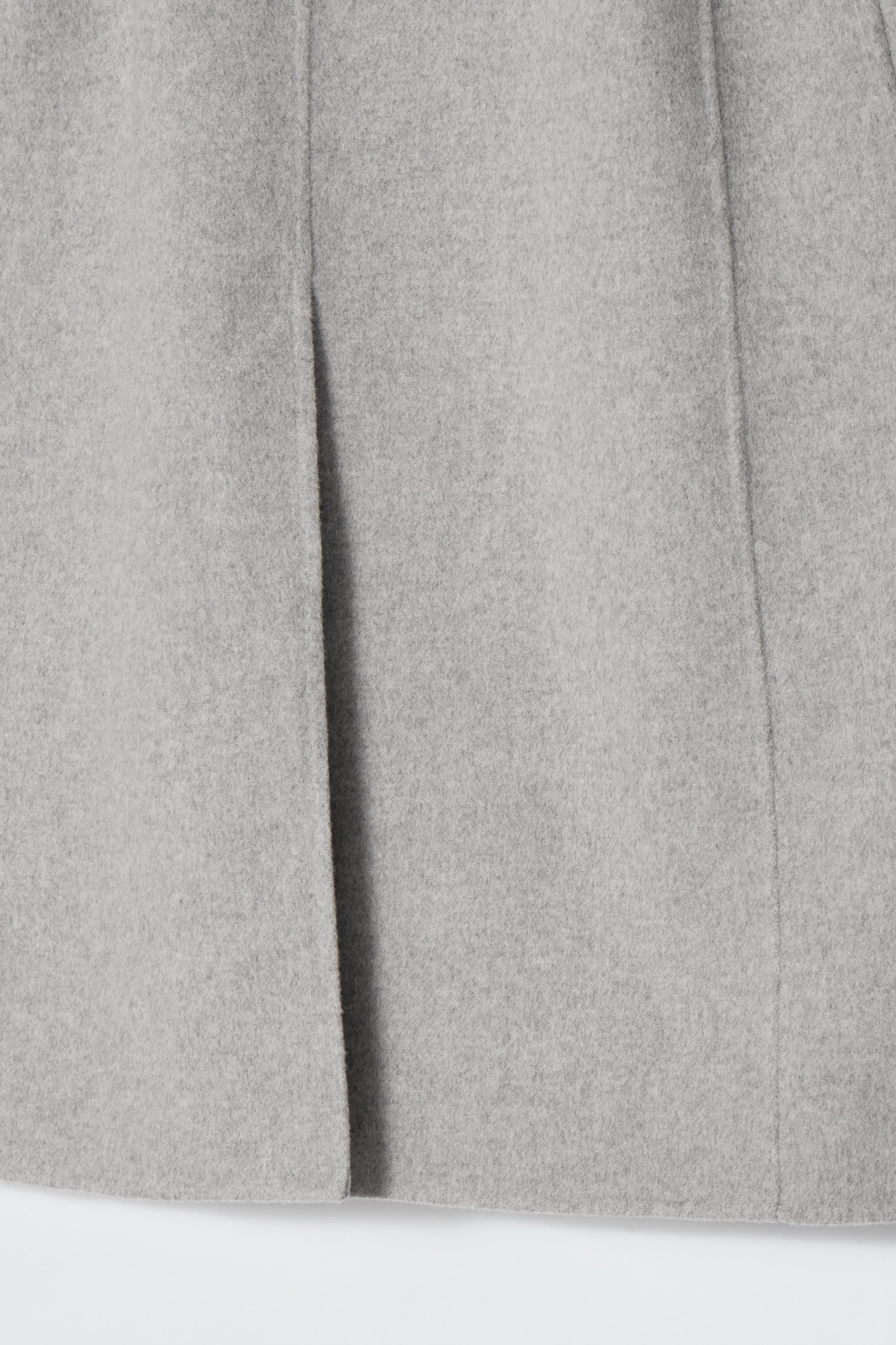 LONGLINE DOUBLE-FACED WOOL WAISTCOAT