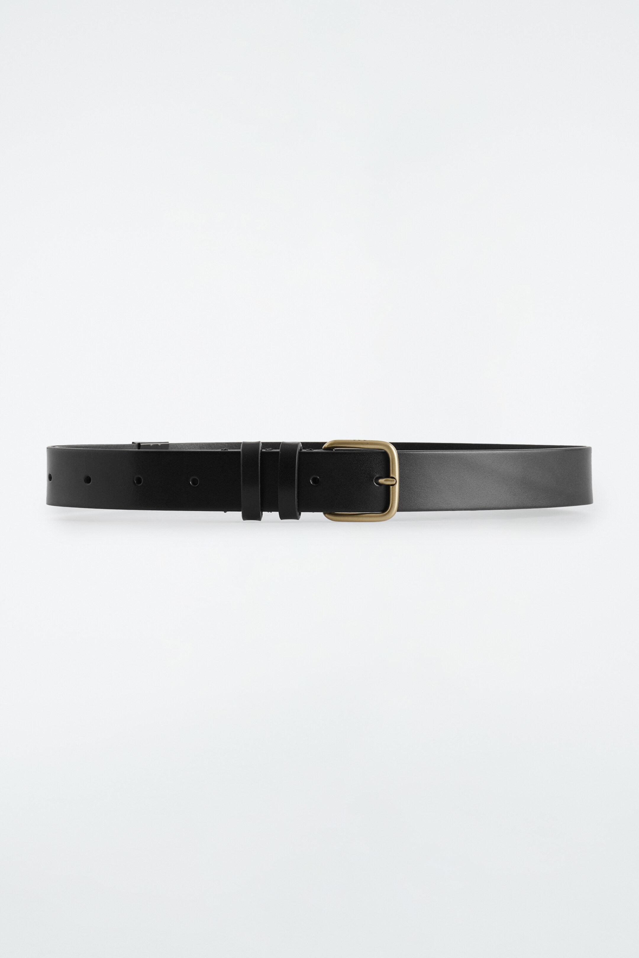 Zobrazit větší obrázek: KLASICKÝ KOŽENÝ PÁSEK - ČERNÁ / ZLATÁ - ŽENY | H&M CZ 3