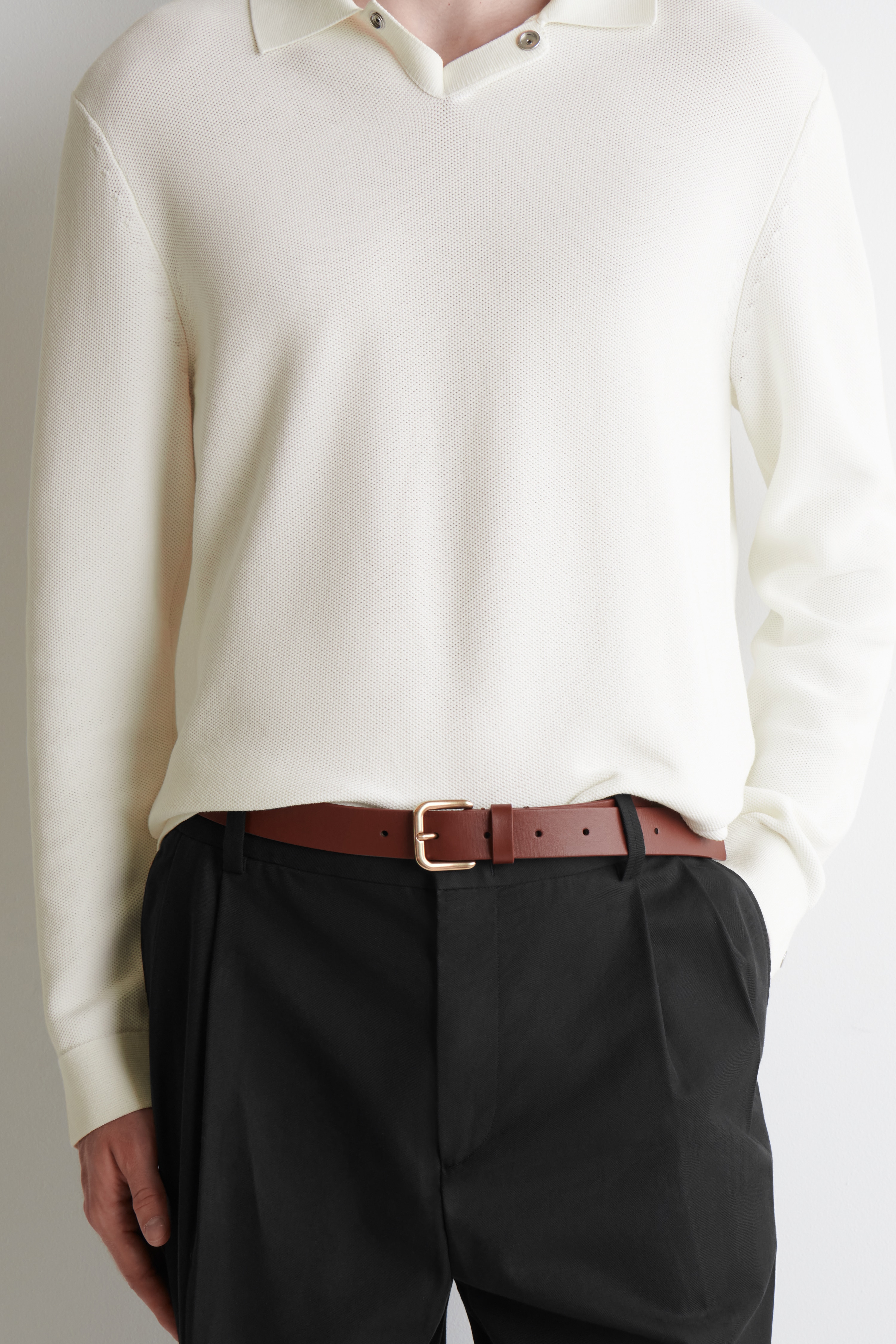 LEDERGÜRTEL - BRAUN