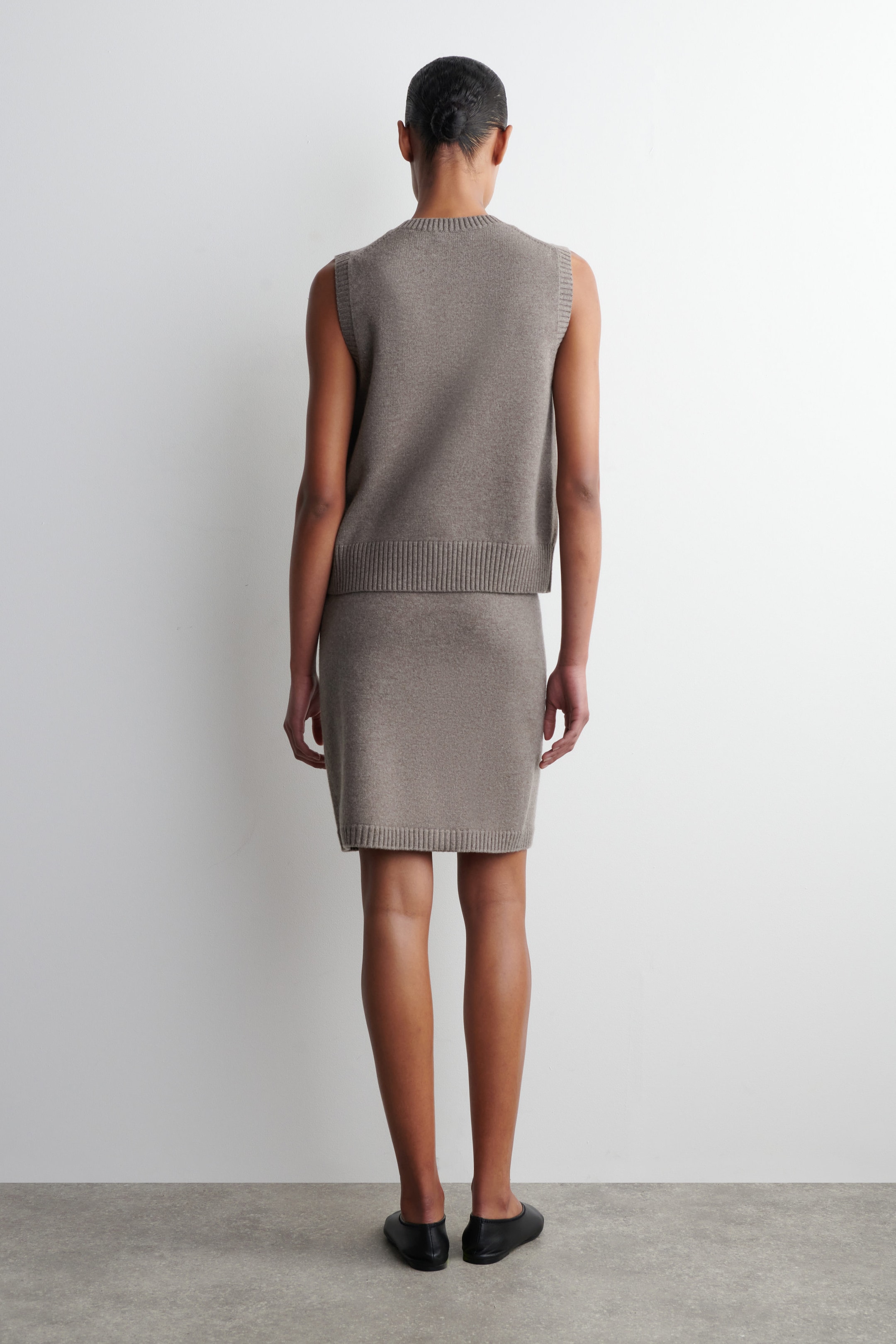 MERINO WOOL MINI SKIRT