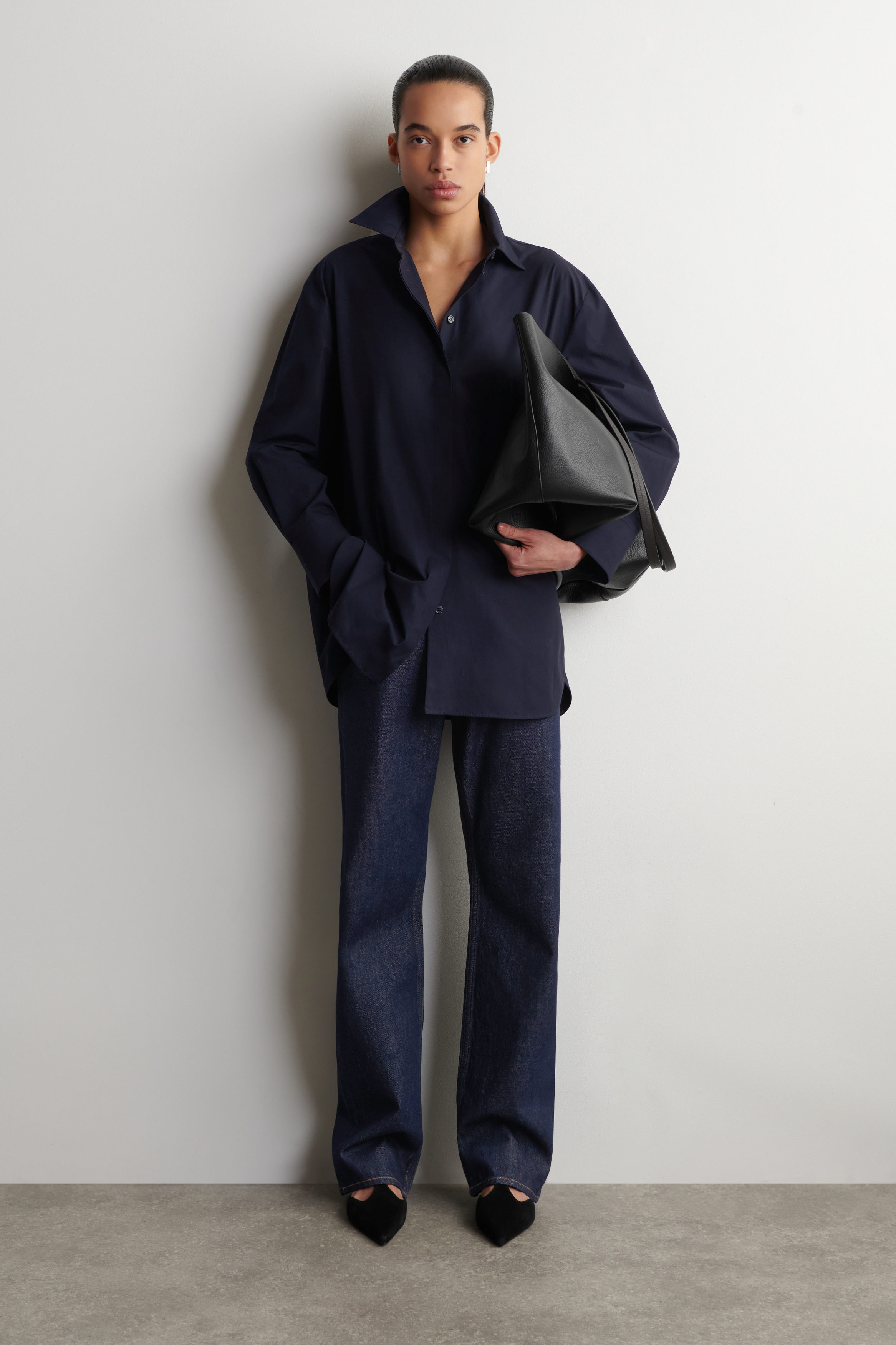 CHORD STRAIGHT-LEG JEANS - DARK INDIGO | COS GB