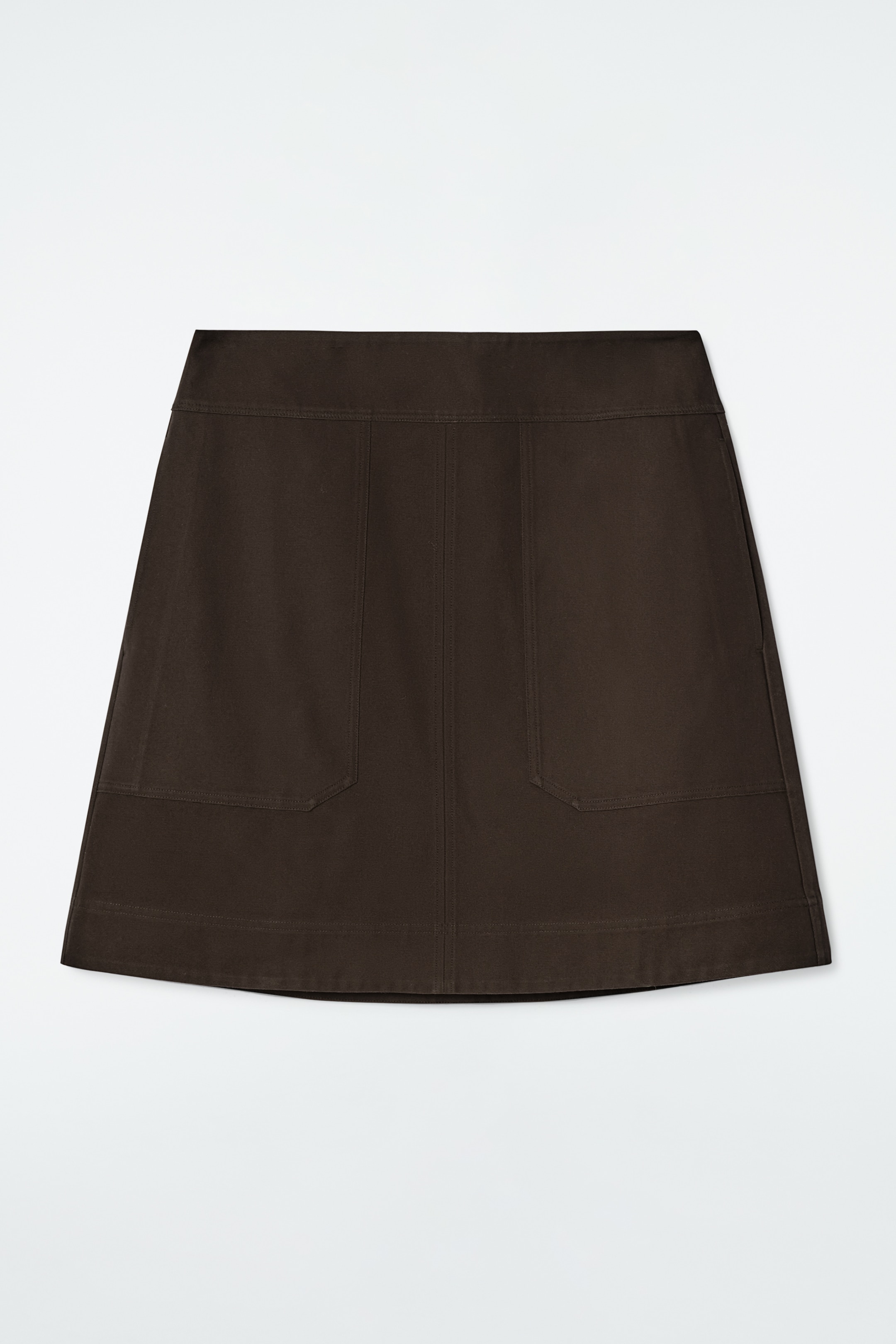 Grotere afbeelding bekijken: Katoenen minirok - DONKERBRUIN - DAMES | H&M BE 5