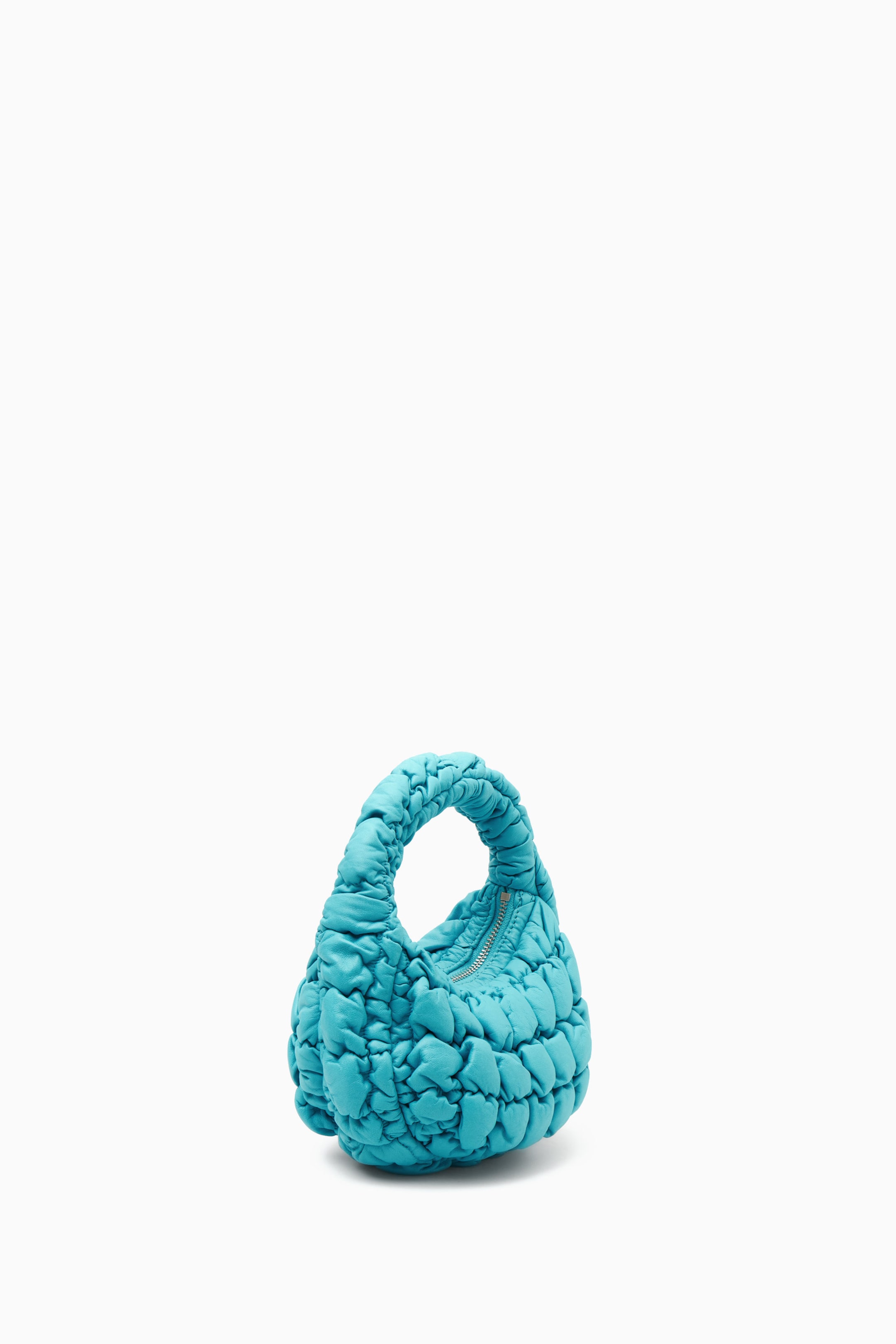 QUILTED MICRO BAG - LEATHER