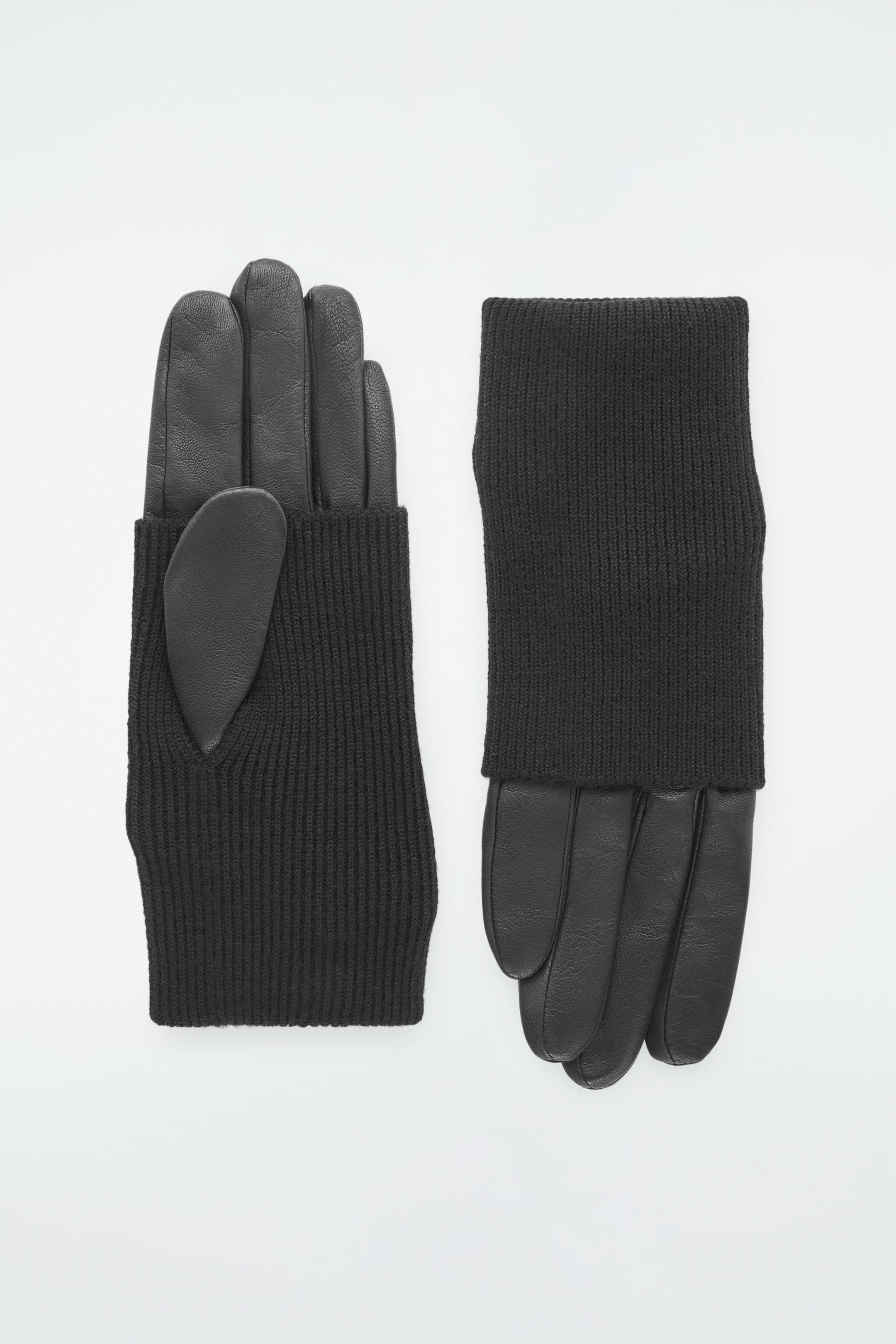 LAYERED LEATHER GLOVES