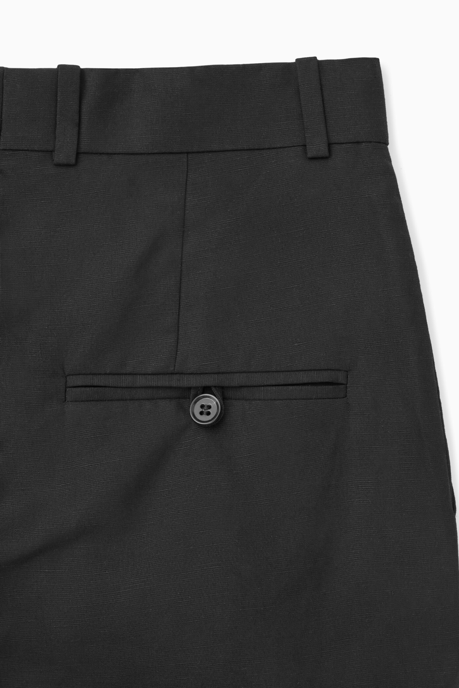 PANTALON TAILLEUR DROIT - NOIR - 2