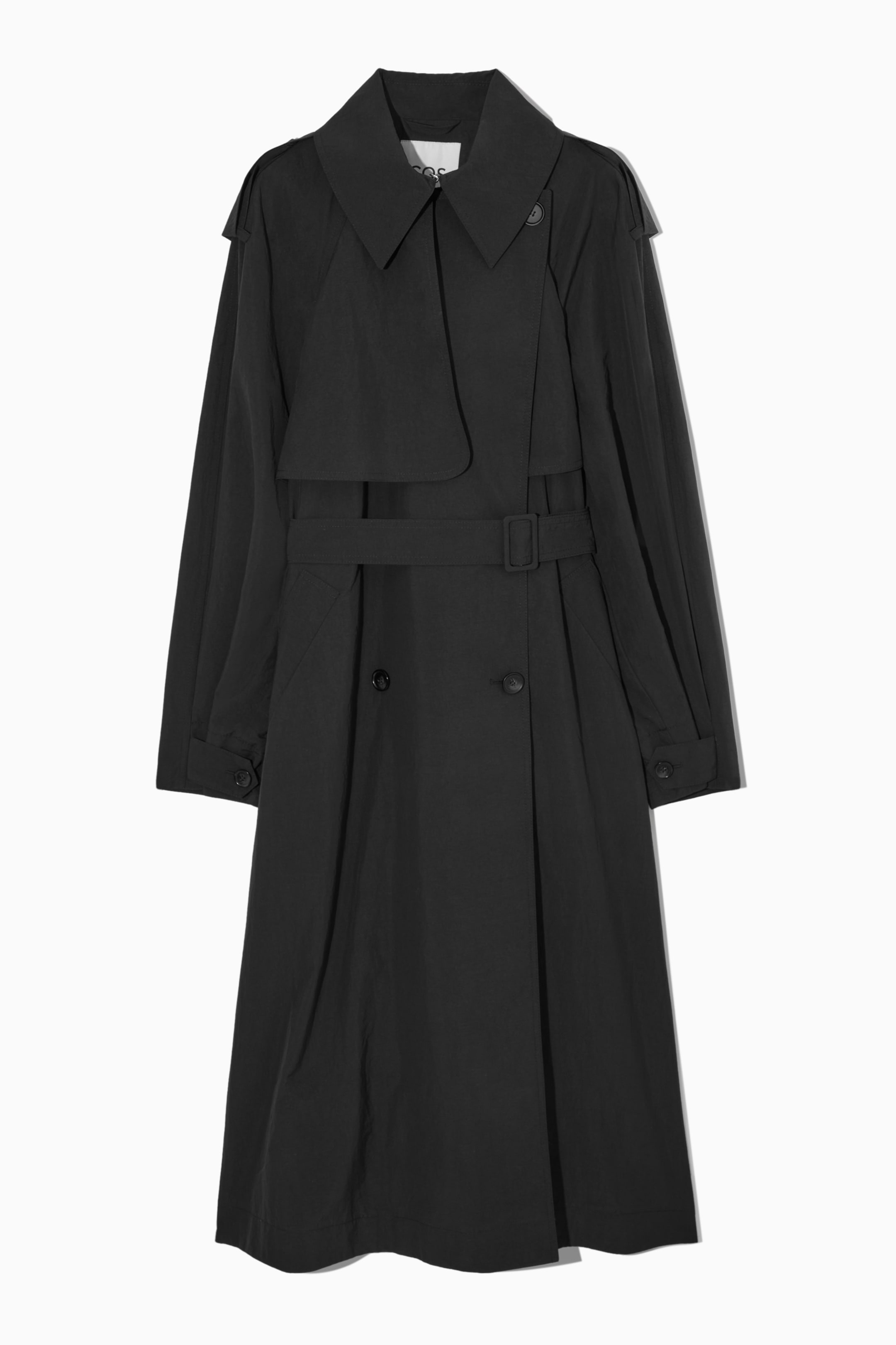 Näytä suurempi kuva: OVERSIZED LIGHTWEIGHT TRENCH COAT - BLACK - NAISET | H&M FI 1
