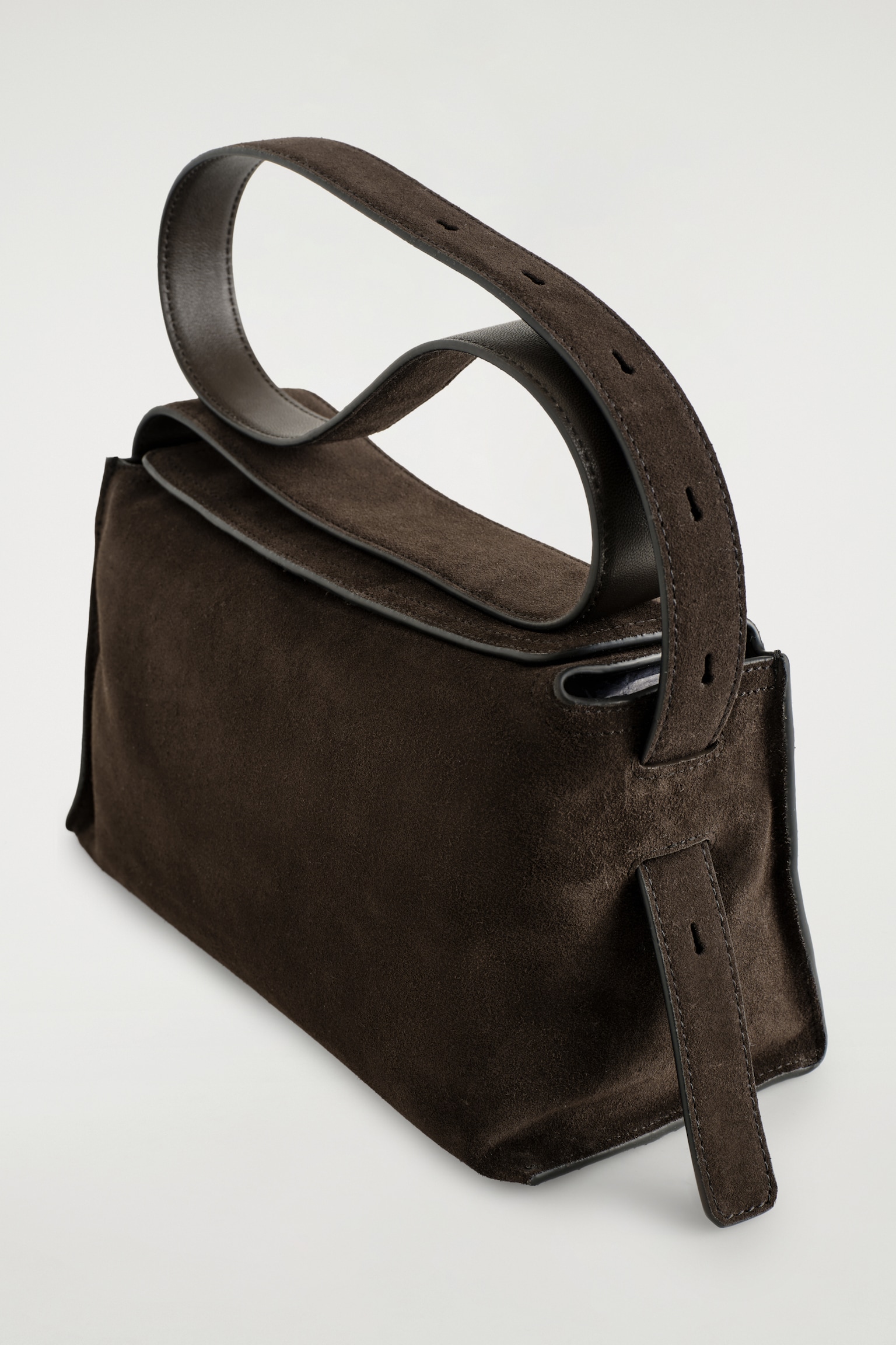 SKÓRZANA TOREBKA LISTONOSZKA „PLINTH” - BRĄZOWY - 6