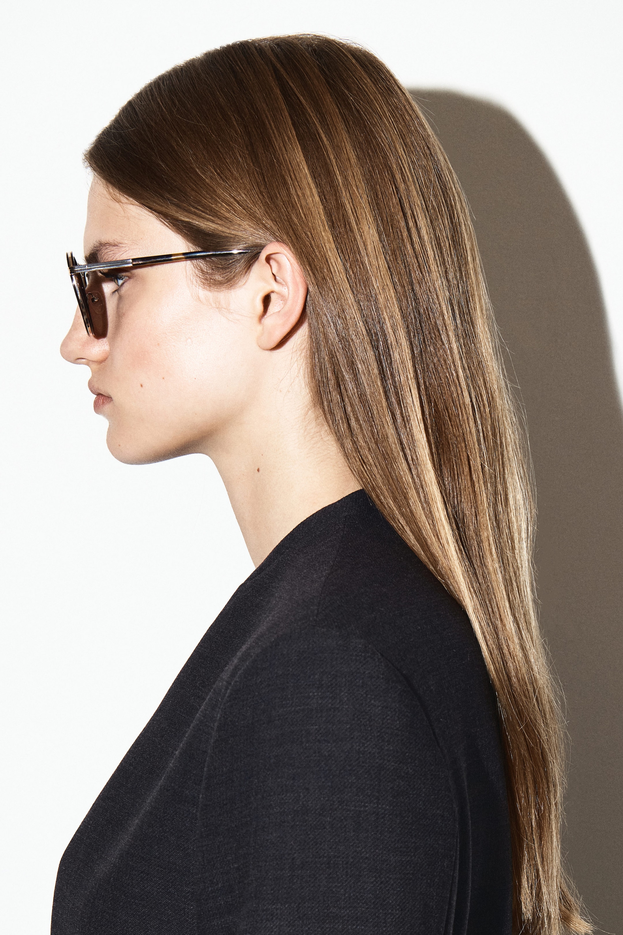 ROUND-FRAME AVIATOR SUNGLASSES