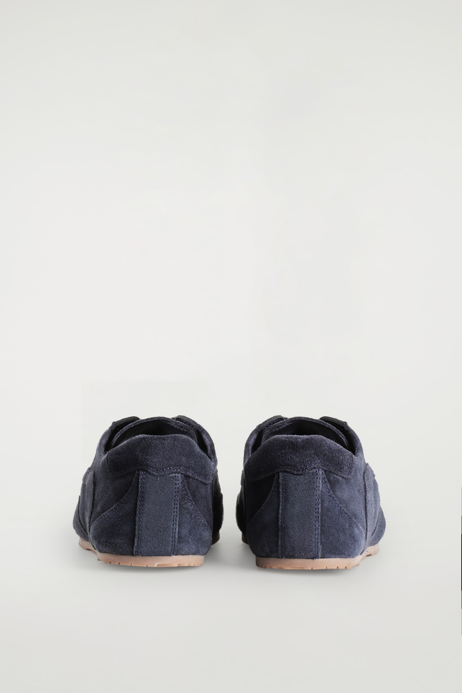 SCHLICHTE SNEAKERS AUS VELOURSLEDER - Stahlblau - 4