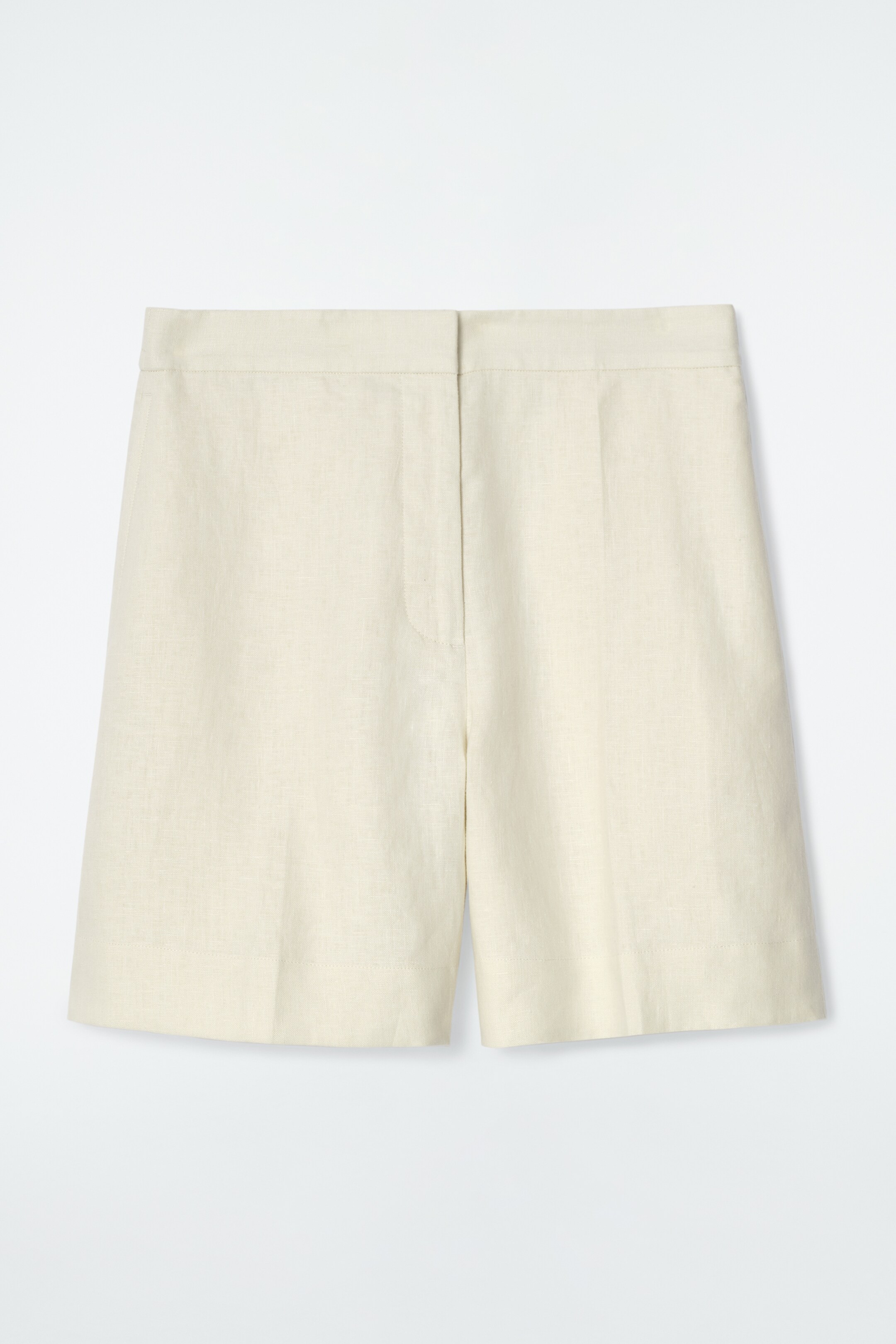 Ingrandisci l'immagine: TAILORED ELASTICATED LINEN SHORTS - BUTTER YELLOW - DONNA | H&M CH 5
