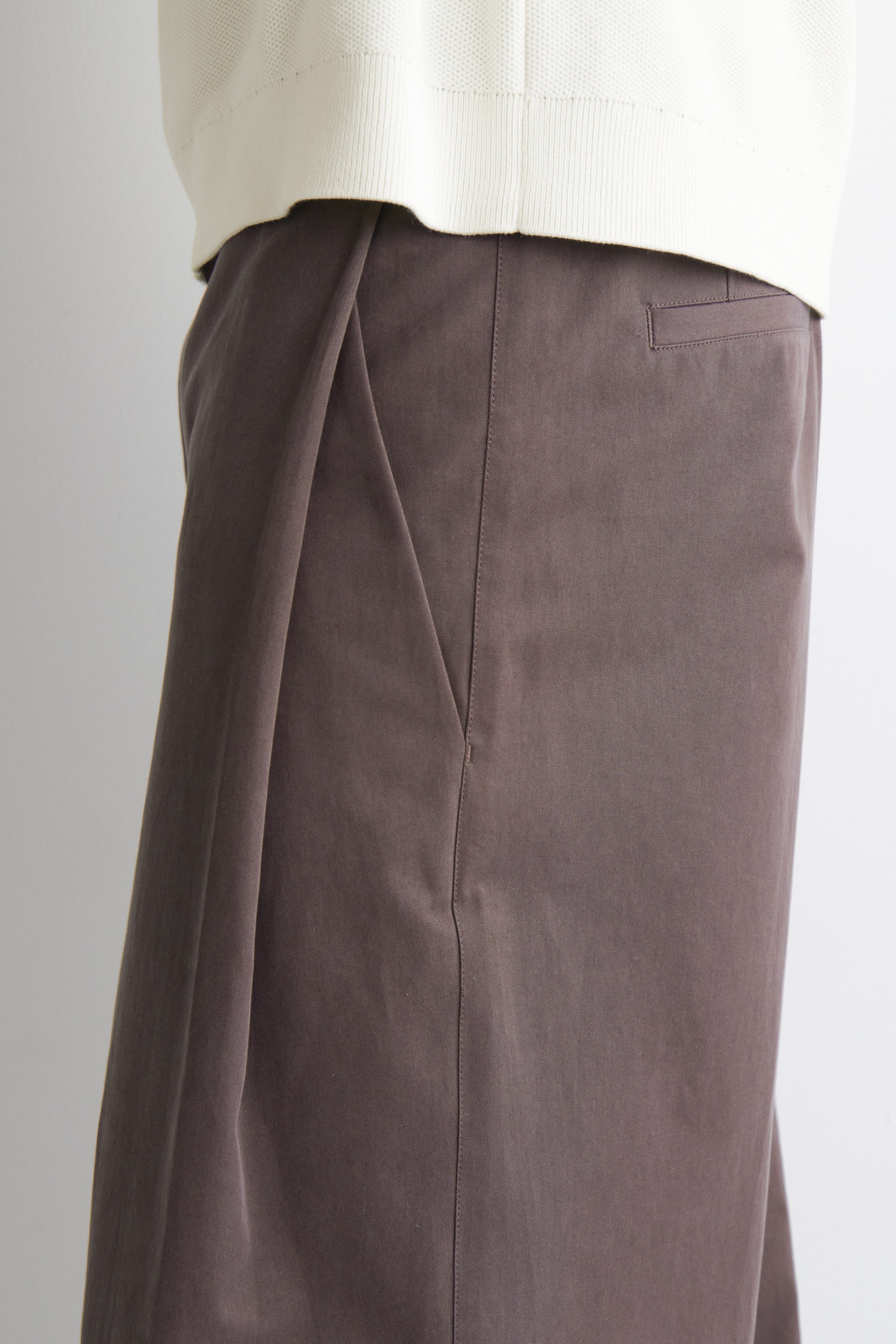 WIDE-LEG COTTON PANTS