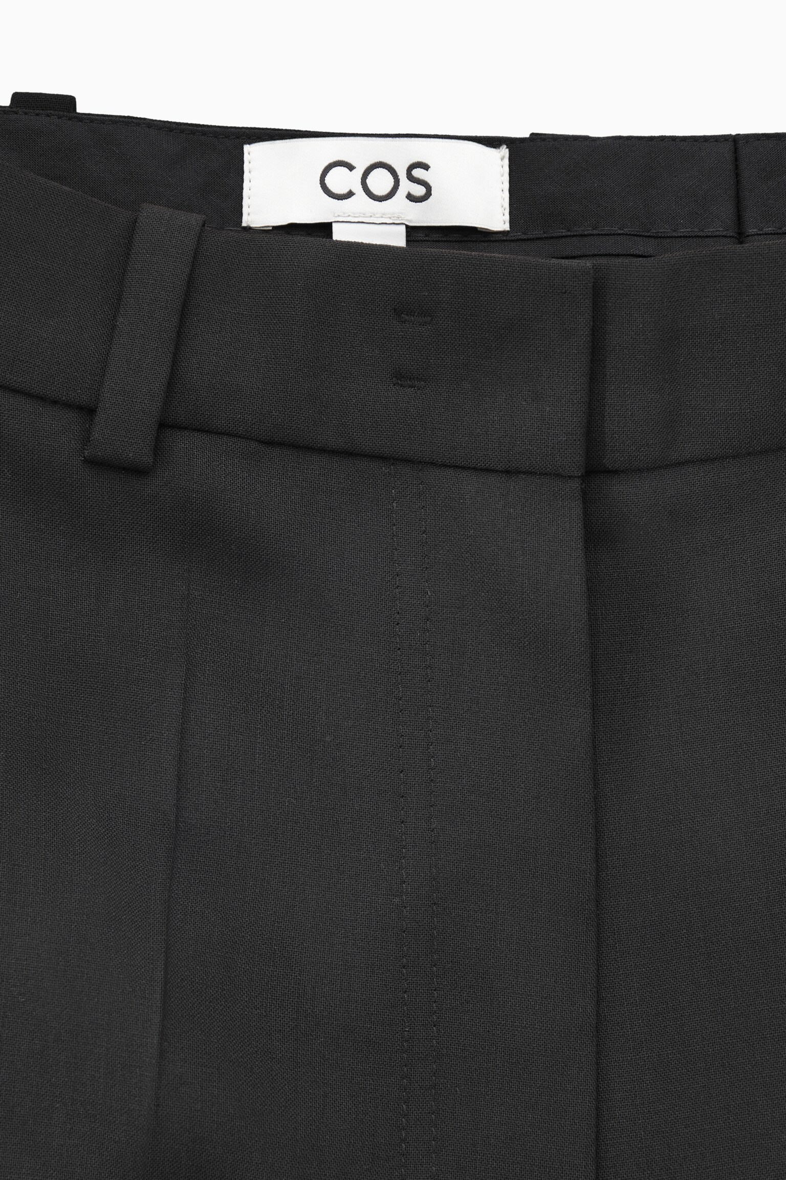 PANTALON ÉVASÉ LAINE - NOIR - 2