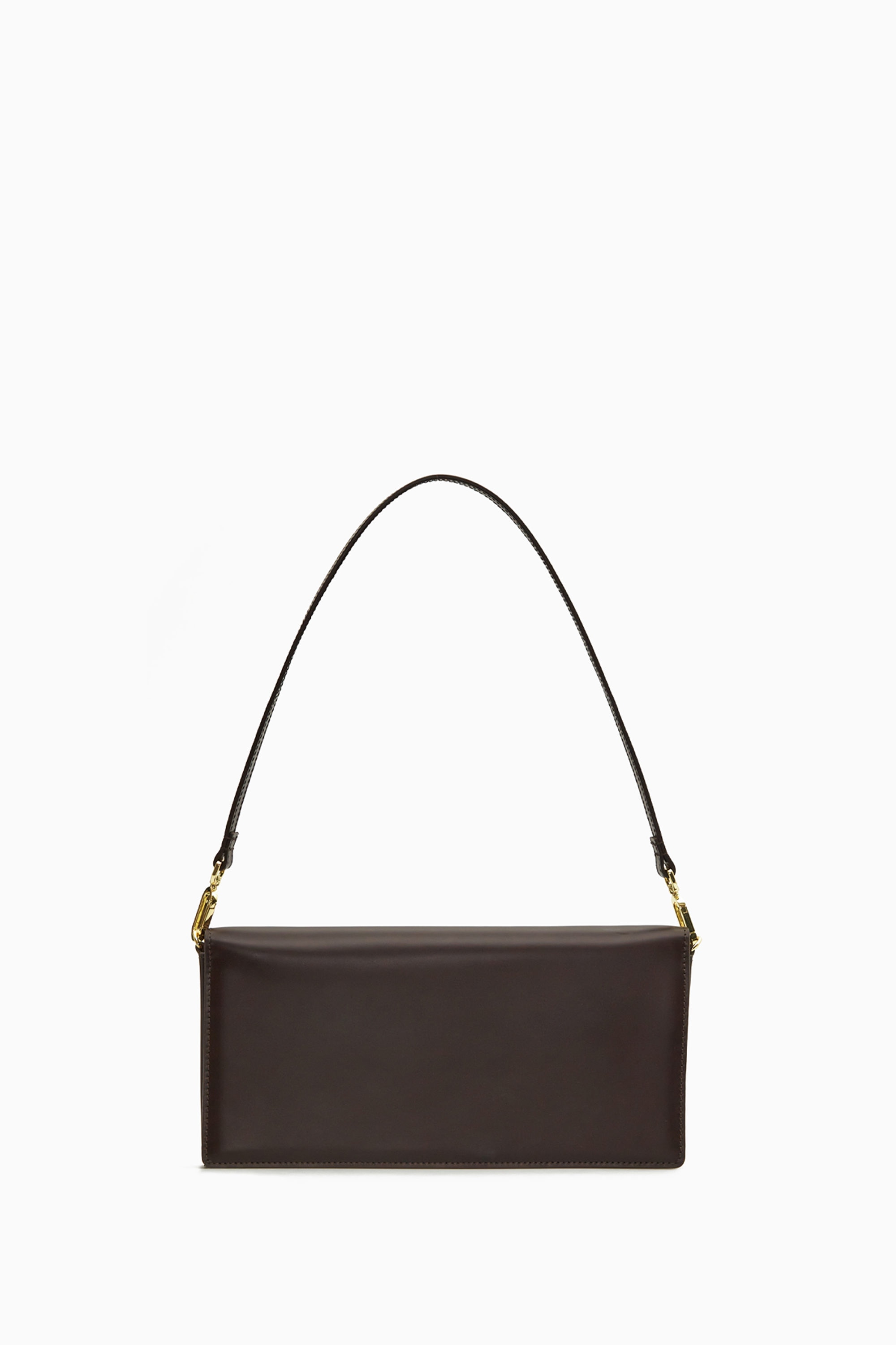 バッグ COS Minimal Shoulder Bag Leather brown cos-Brown-Leather-Baguette-