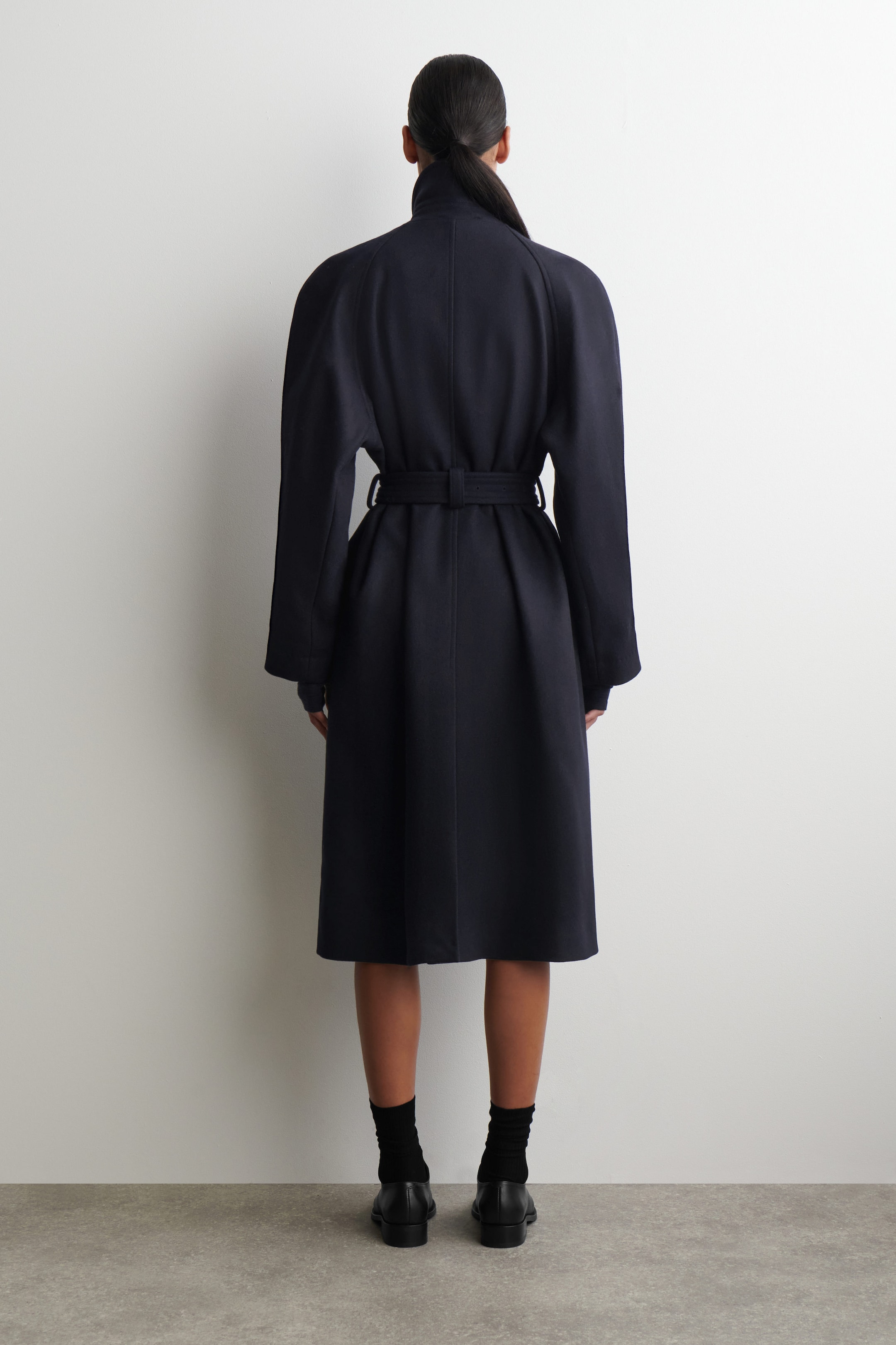 WOOL-BLEND TRENCH COAT