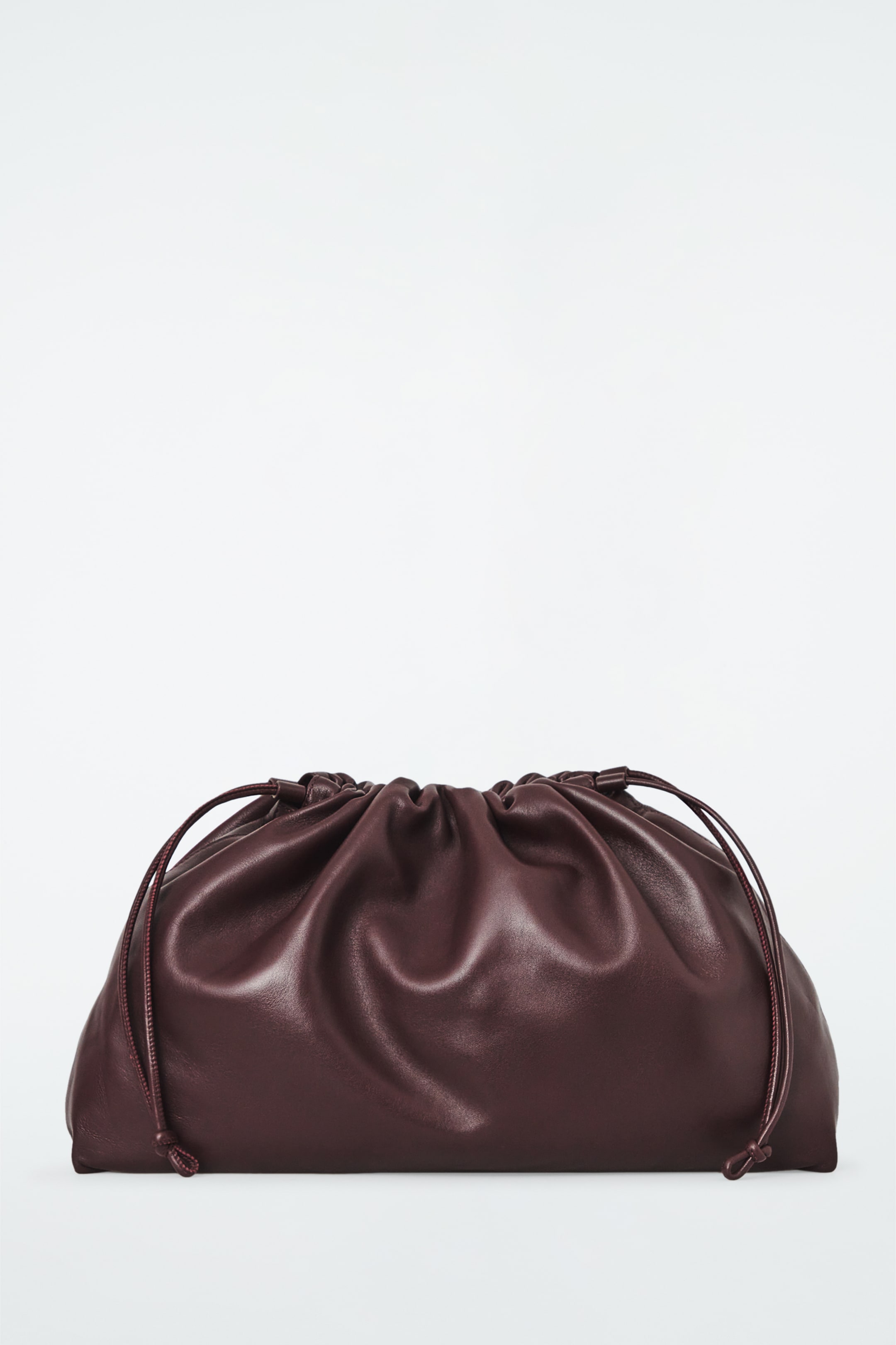 View larger image: CAVATELLI CLUTCH BAG - LEATHER - BORDEAUX - Ladies | H&M GB 1