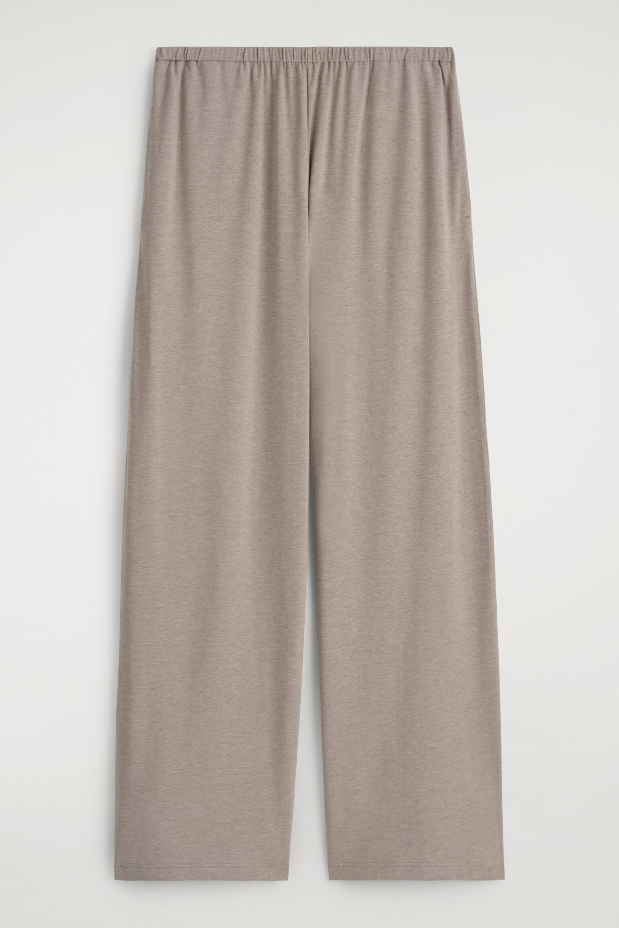 Visualizza immagine più grande: PANTALONI A GAMBA LARGA IN JERSEY FLUIDO - BEIGE MÉLANGE - DONNA | H&M IT 5