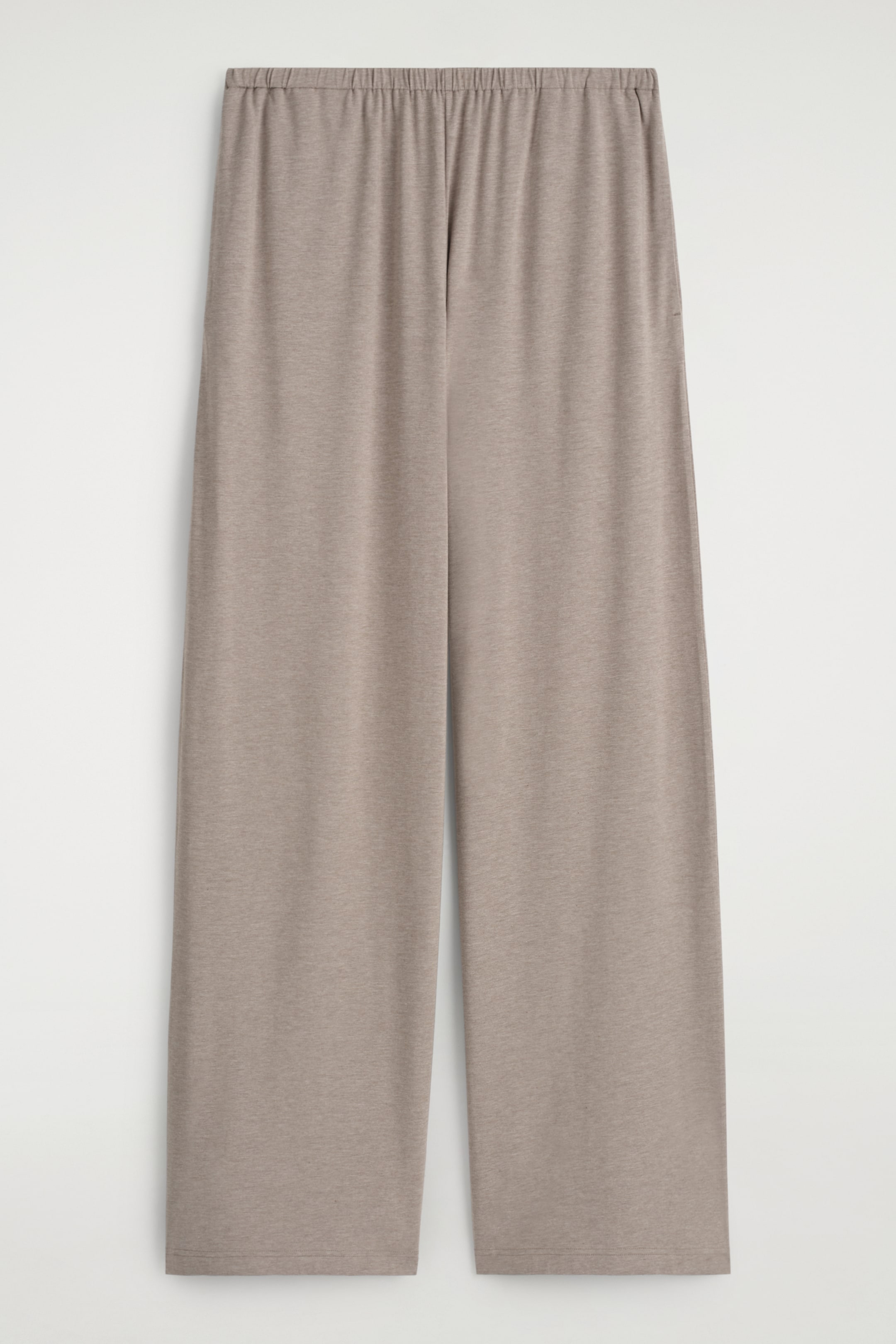 Agrandir l'image: PANTALON LARGE EN JERSEY FLUIDE - BEIGE CHINÉ - FEMME | H&M FR 5